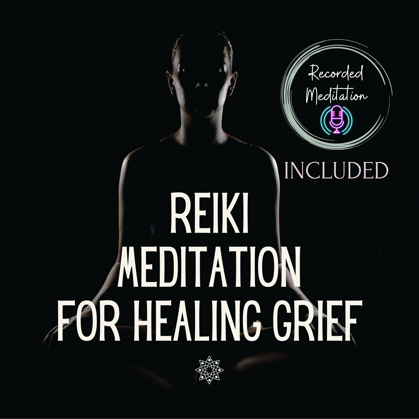 Overcoming Grief: Crystal Set with Wooden Bowl and Guided Meditation | Bereavement Gift | Sympathy Set | Crystals For Self Care