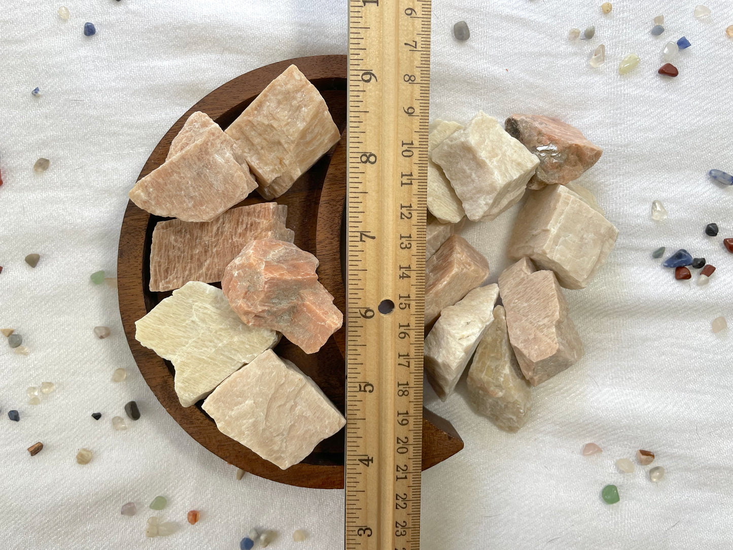 Microcline, Peach Moonstone, Tumbled or Rough |Stone for Self-love and Empathy