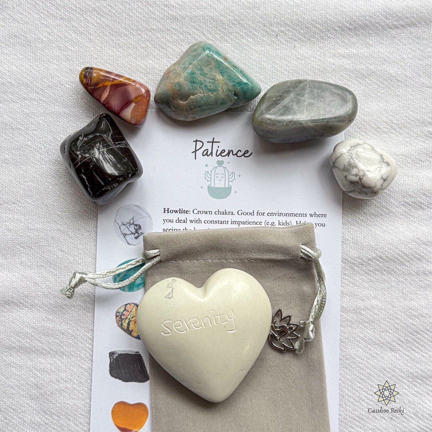 Crystal Set for Patience | Crystals for Shadow work | Gift for Parents or Teachers