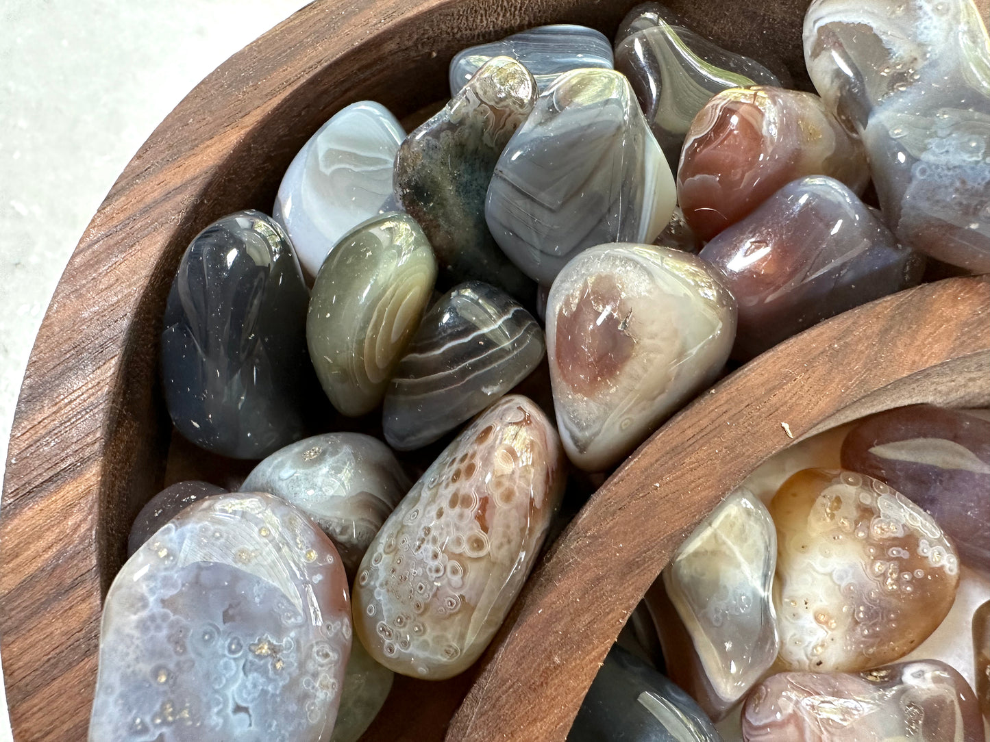 Bostwana Agate, Tumbled