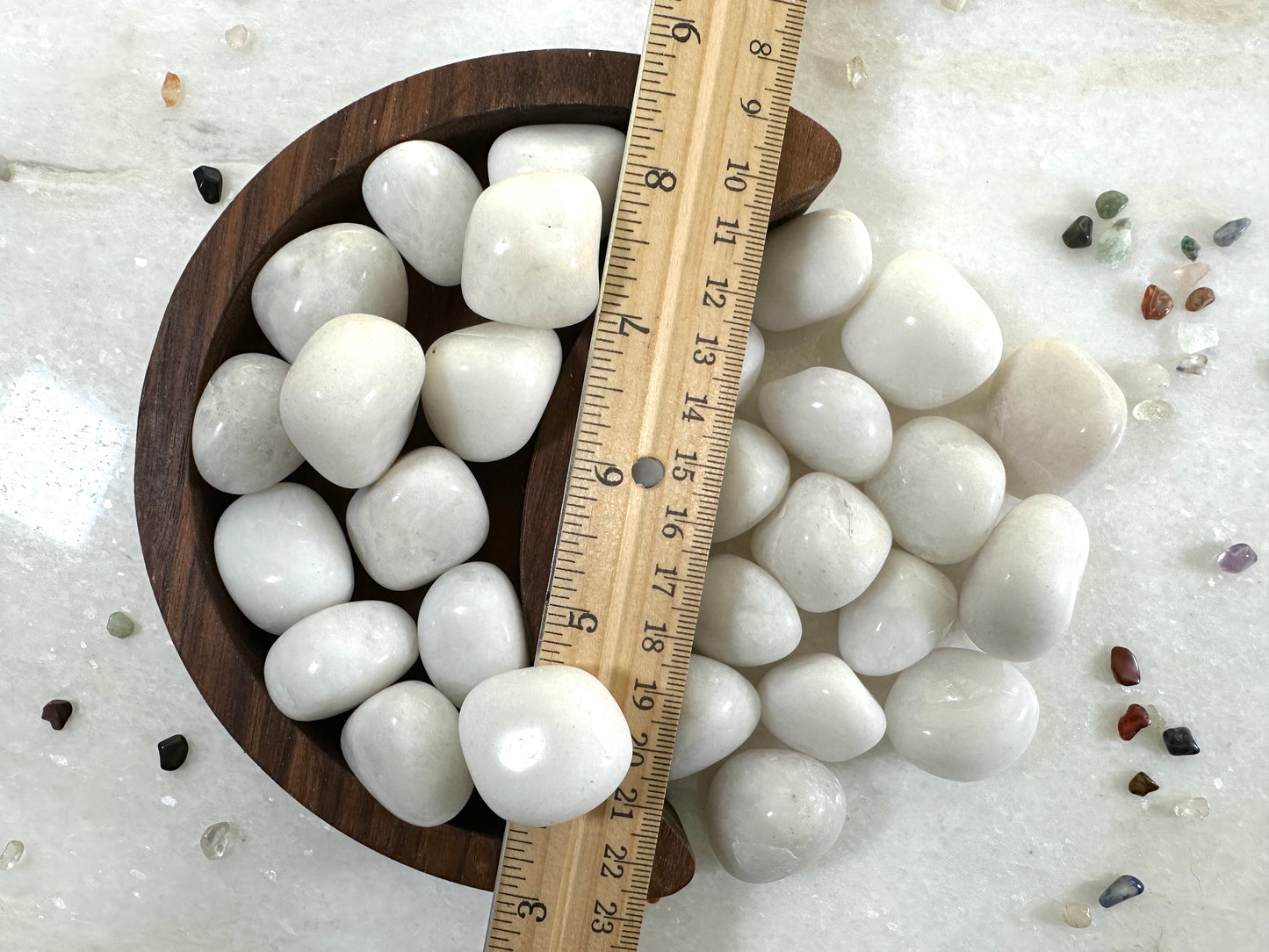 White Agate | White Chalcedony | Crystal for Pregnancy | Gifts for Mom and Baby