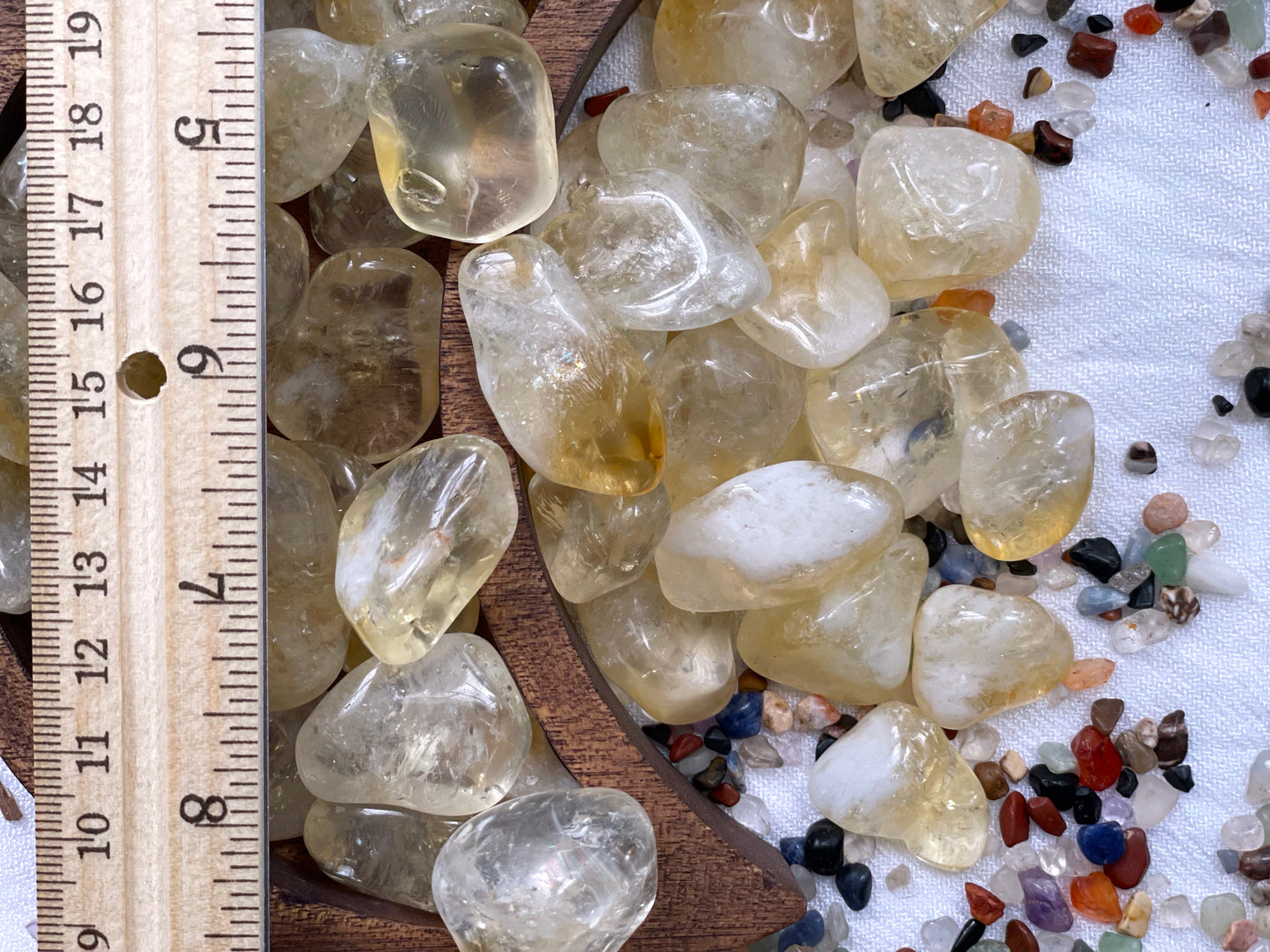 Citrine Tumbled or Rough | Crystal for Prosperity & Joy | Solar Plexus Chakra Stone