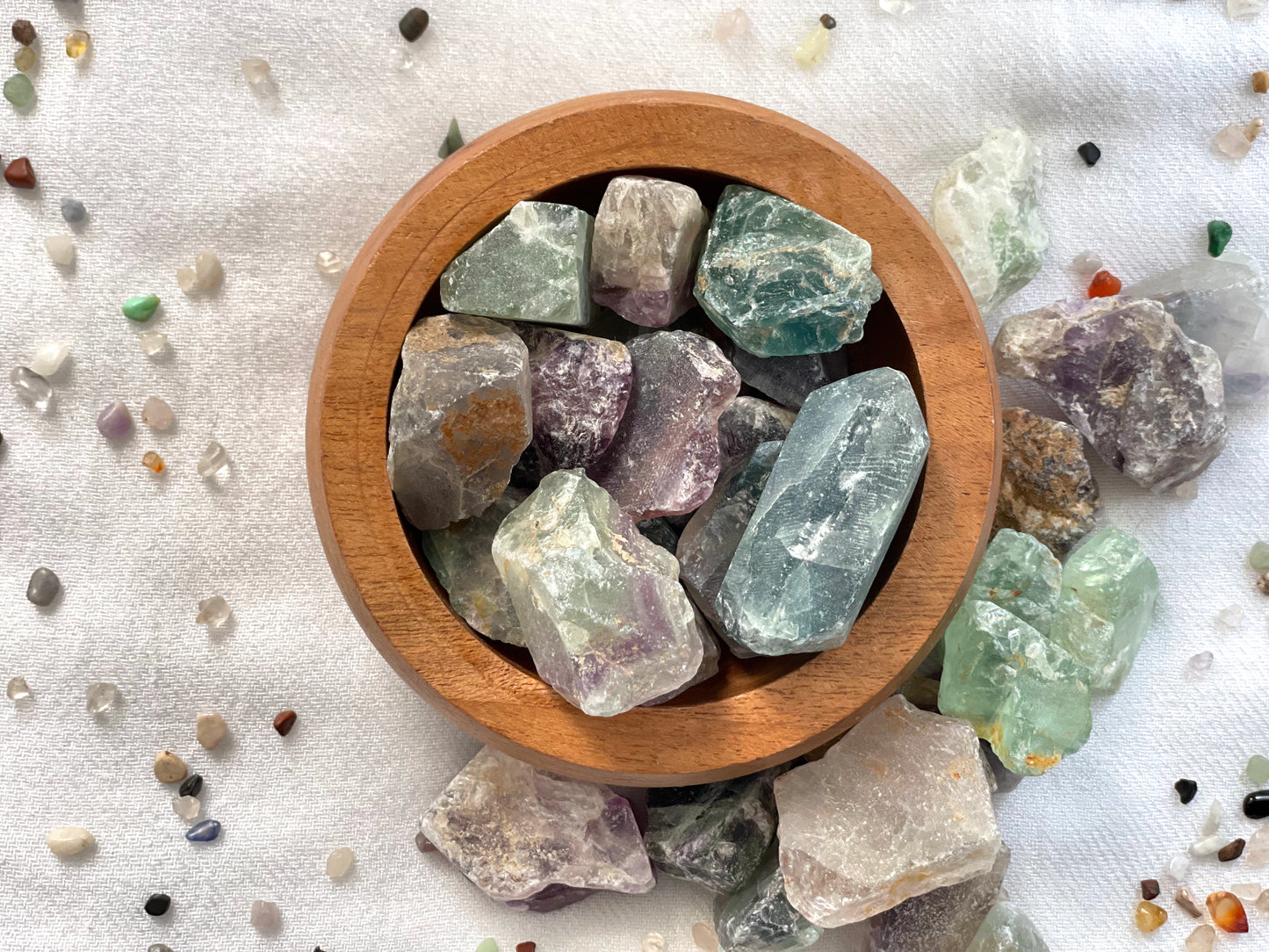 Fluorite Tumbled or Rough Crystal | Crystal for Focus and Mental Clarity