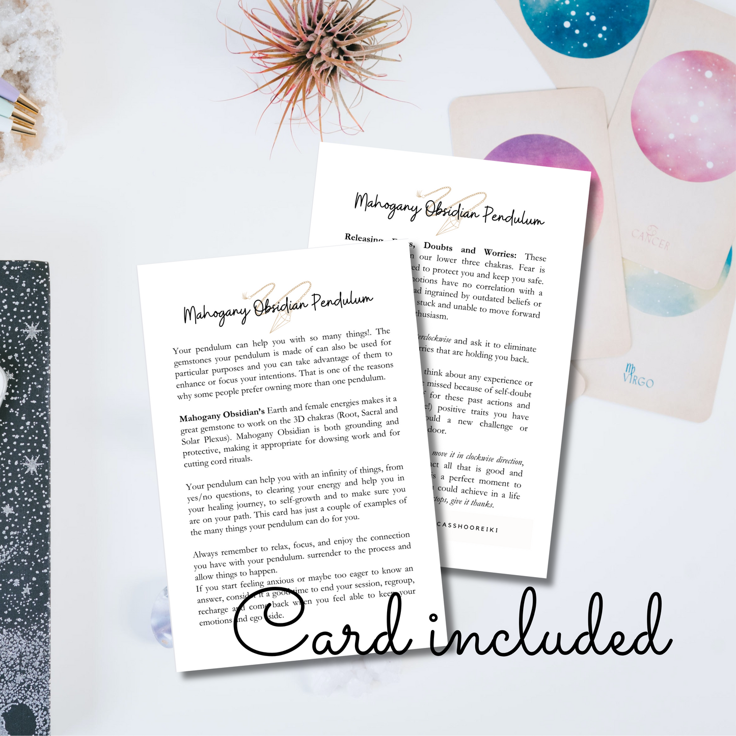 Mahogany Obsidian Pendulum