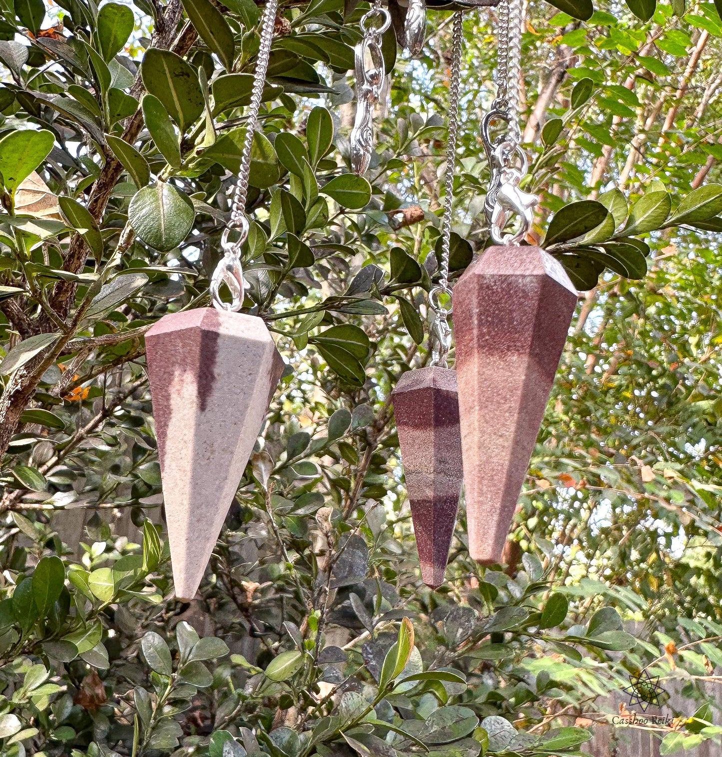 Shiva Lingam Goddess Pendulum and Mini Bowl set | Natural Gemstone Pendulum