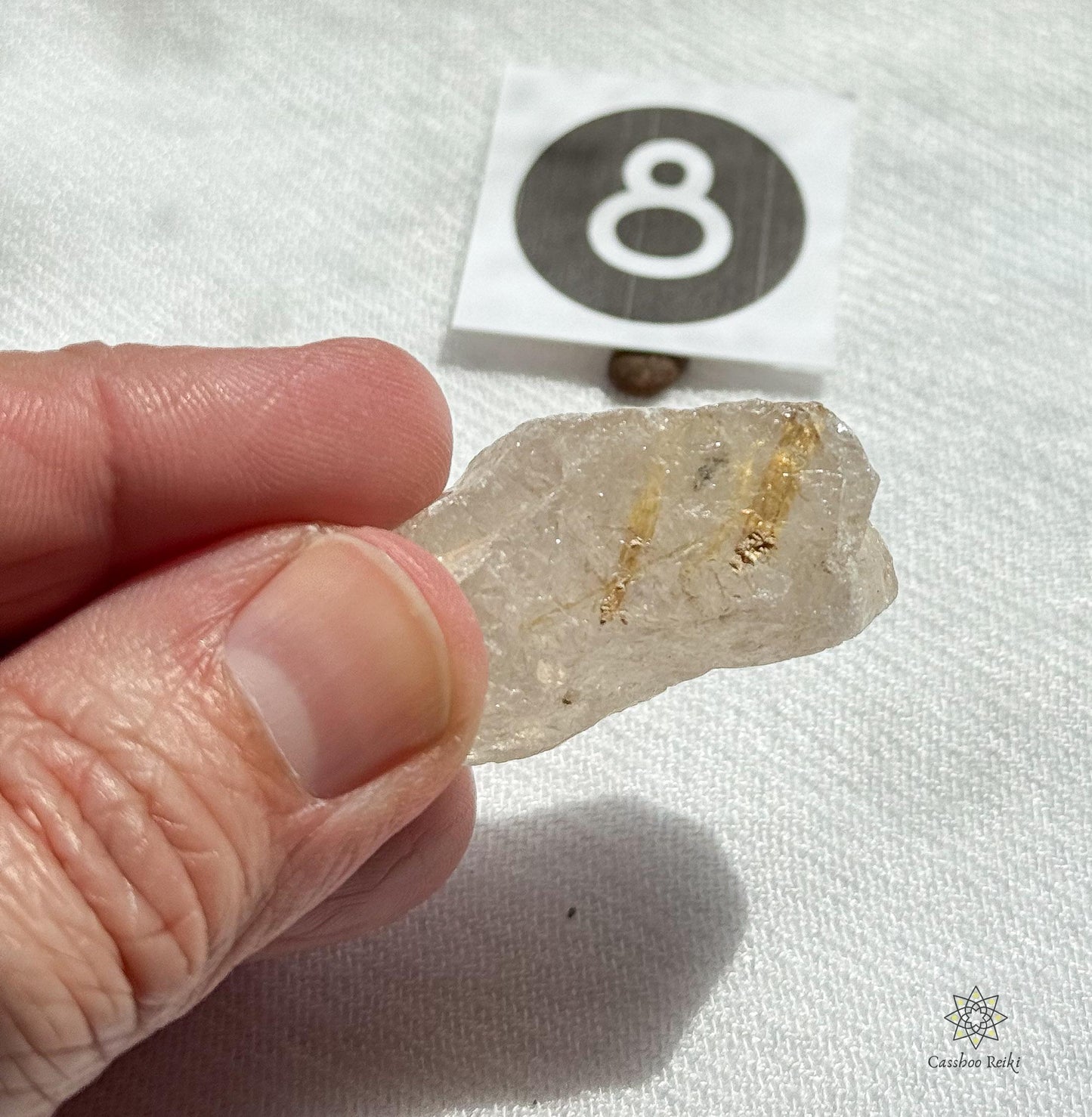 Rough Rutile Quartz . Pick your own