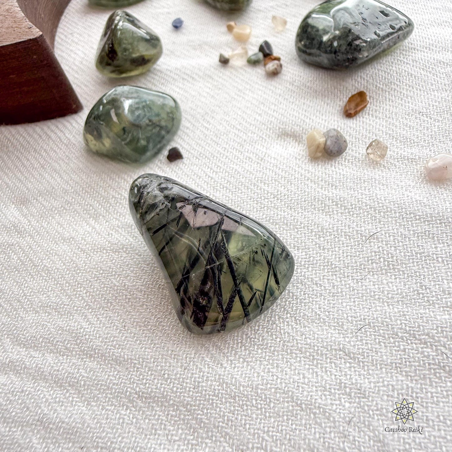Prehnite, Tumbled or Rough | Gift for Mediums or Psychics