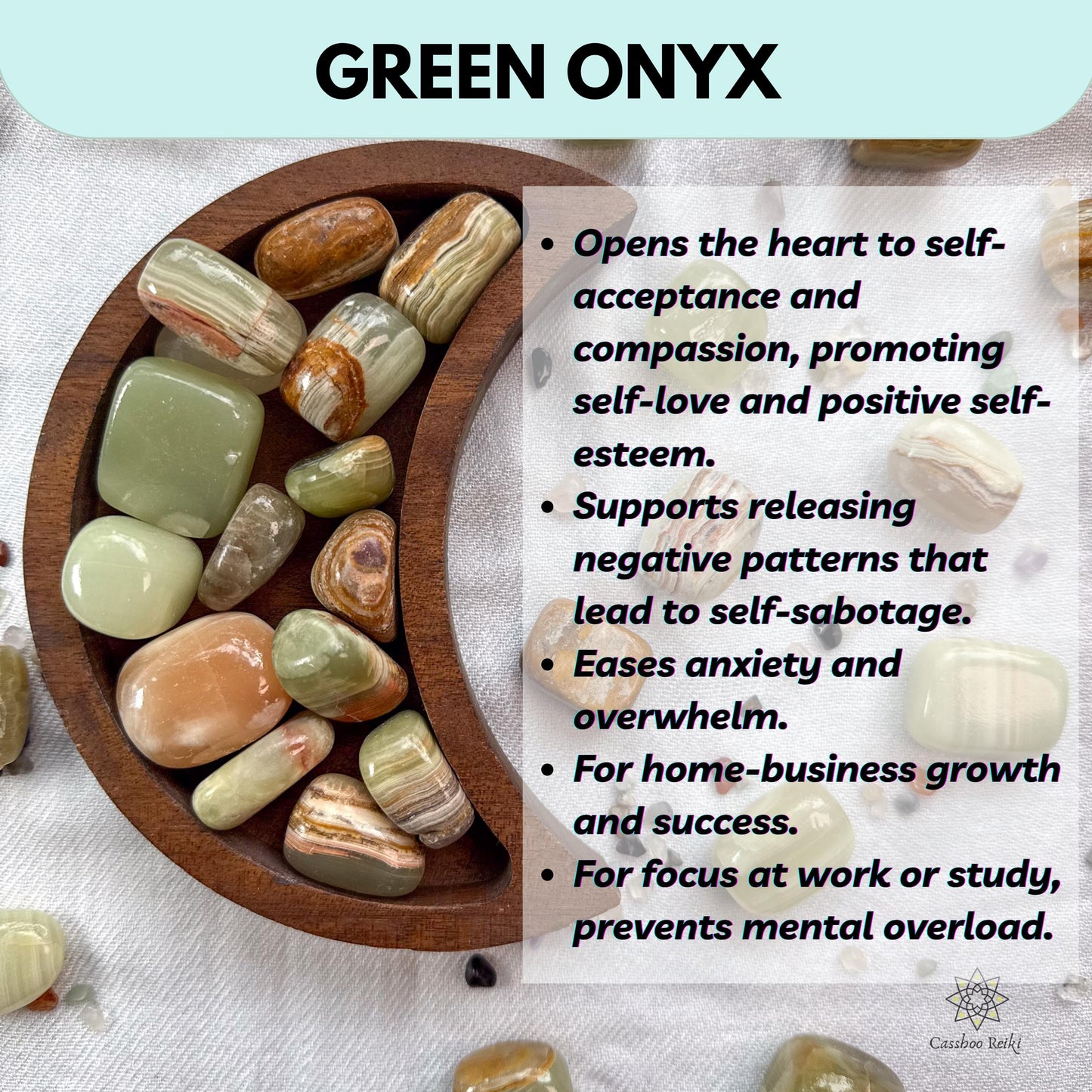 Green Onyx | May Birthstone | Virgo Zodiac Stone
