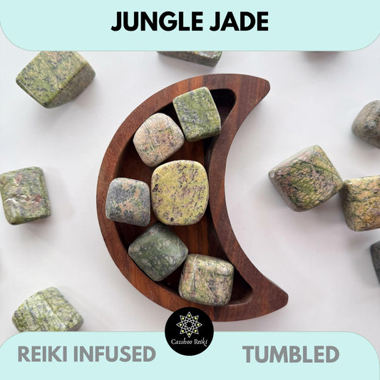 Jungle Jade | Tumbled Jadeite | Gift for New Beginnings