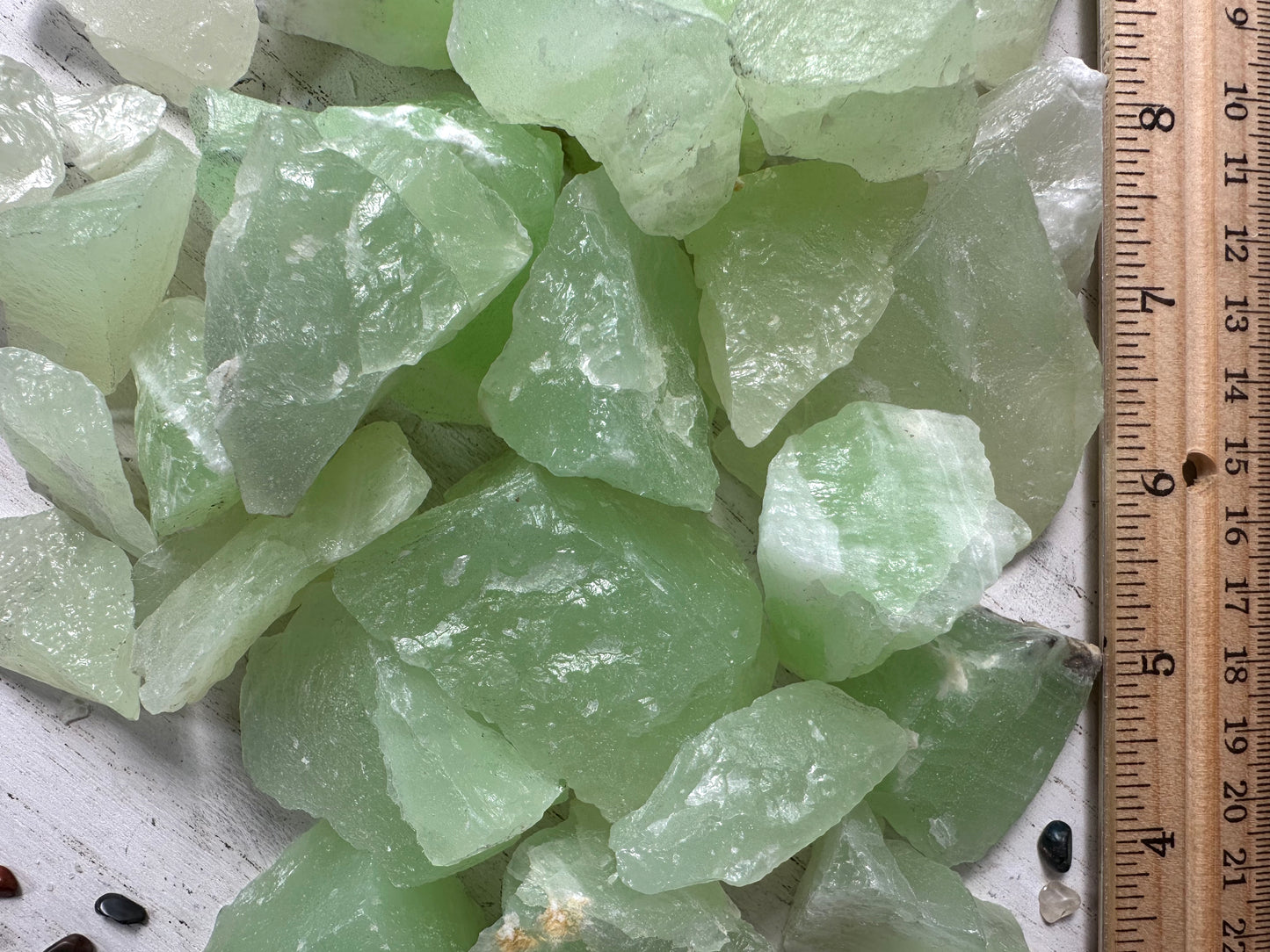 Rough Lime Green Calcite | Heart Chakra Crystal | Virgo Zodiac Crystal