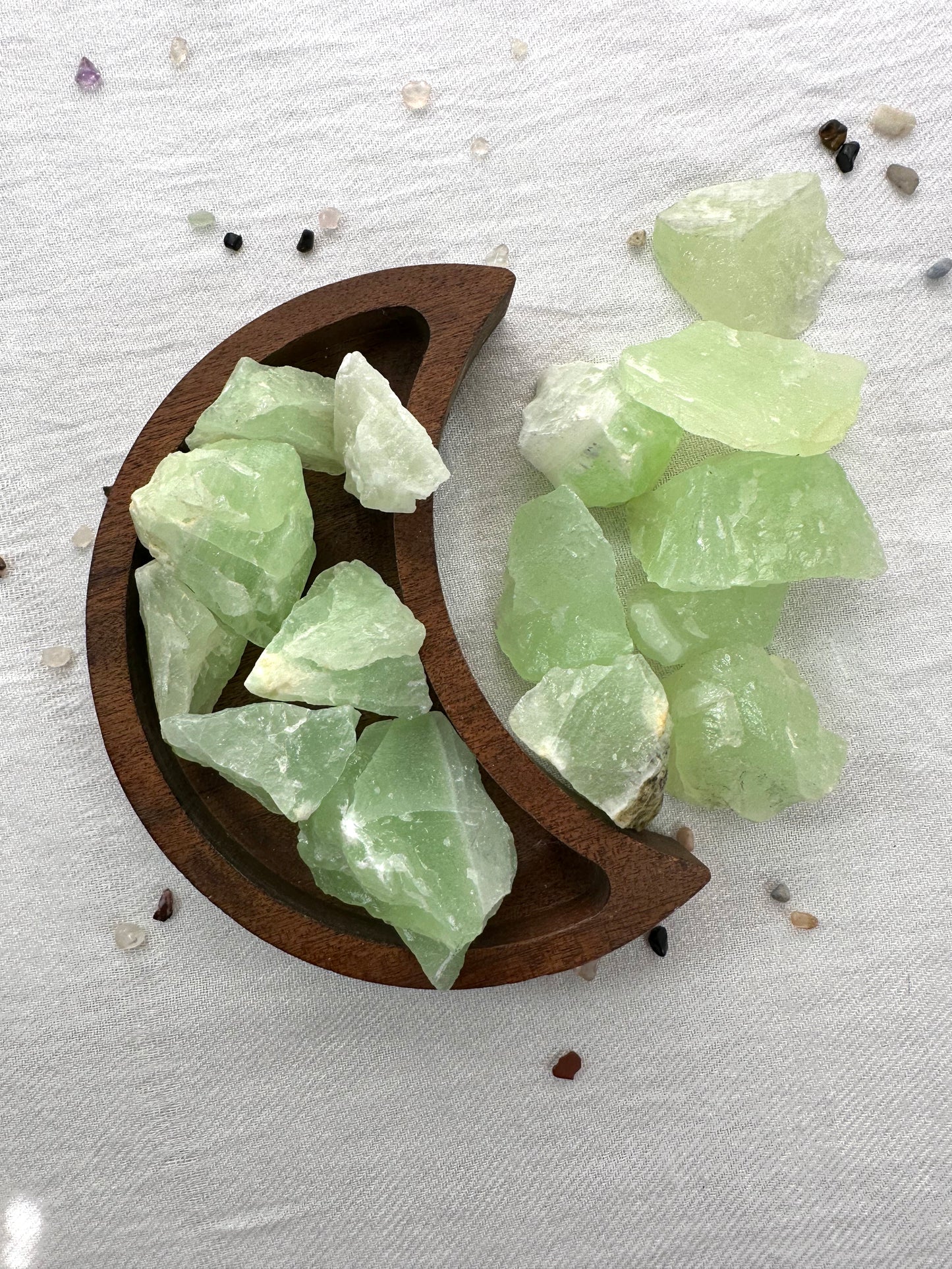 Rough Lime Green Calcite | Heart Chakra Crystal | Virgo Zodiac Crystal