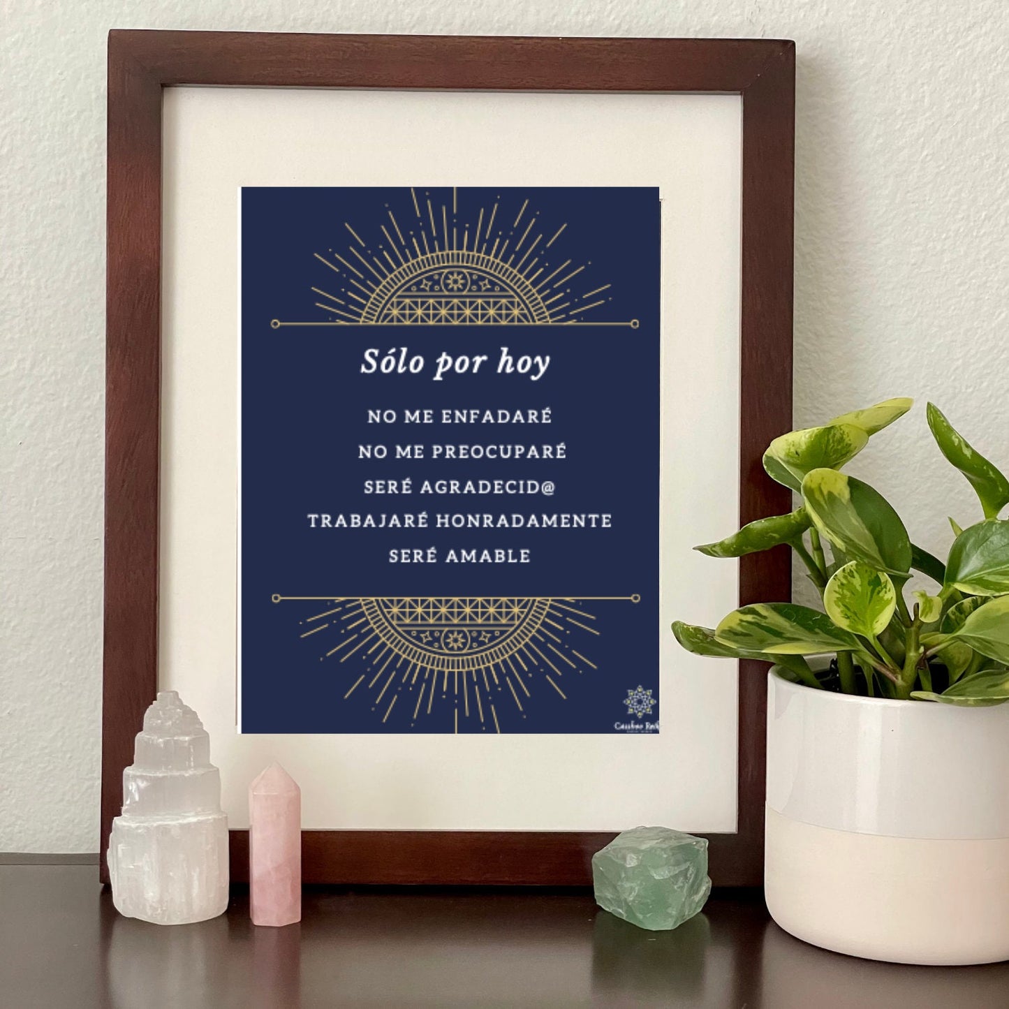 Reiki Precepts, Just for Today, 11' x 8.5', Digital download, PDF printable, English and Japanese