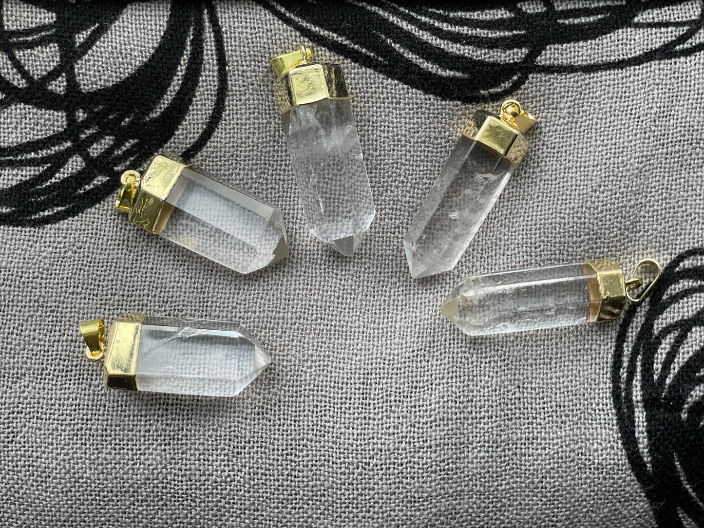 Clear Quartz point pendant