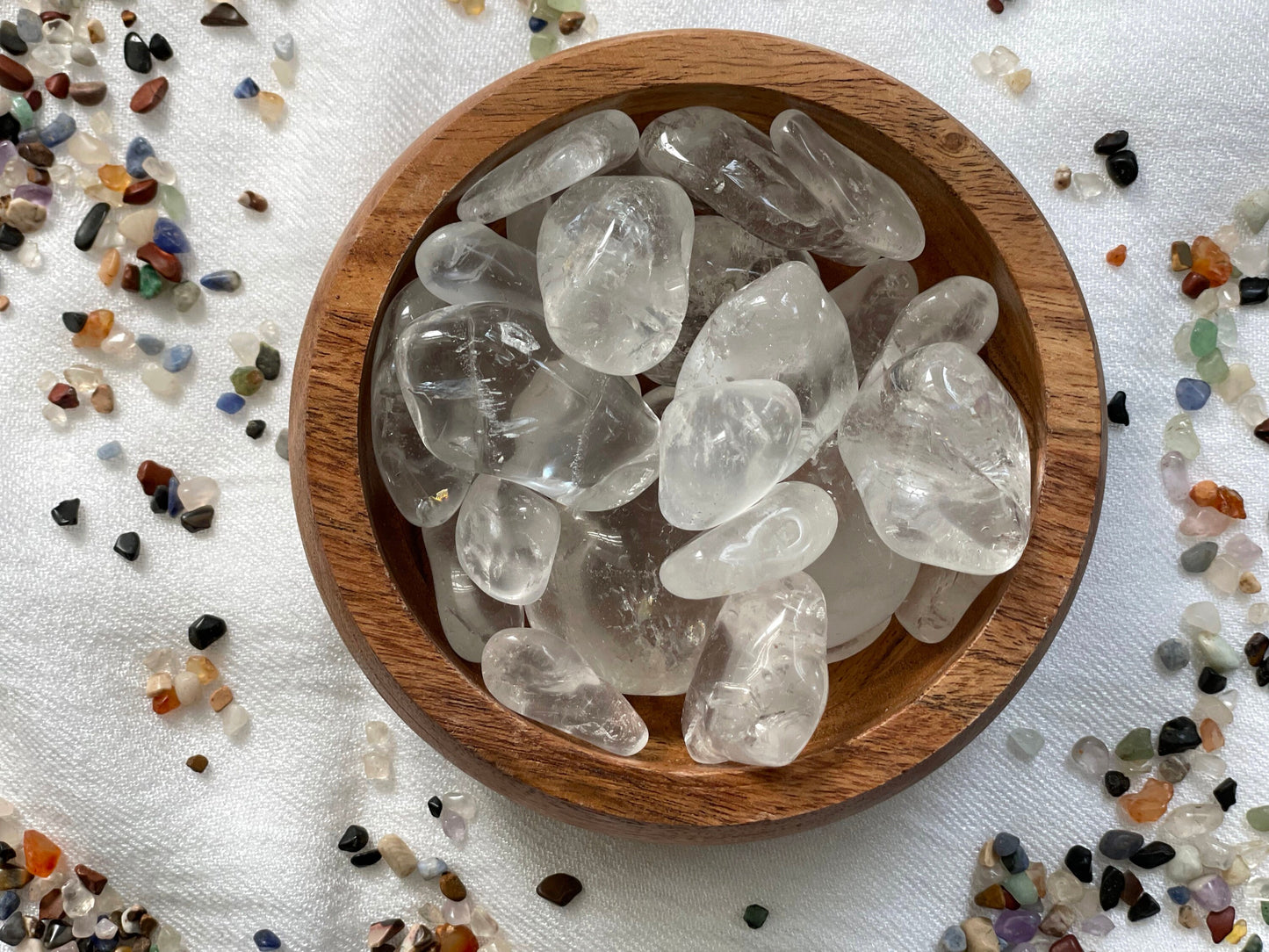Clear Quartz, tumbled or Rough | Energy Enhancer Crystal | Crown Chakra Crystal
