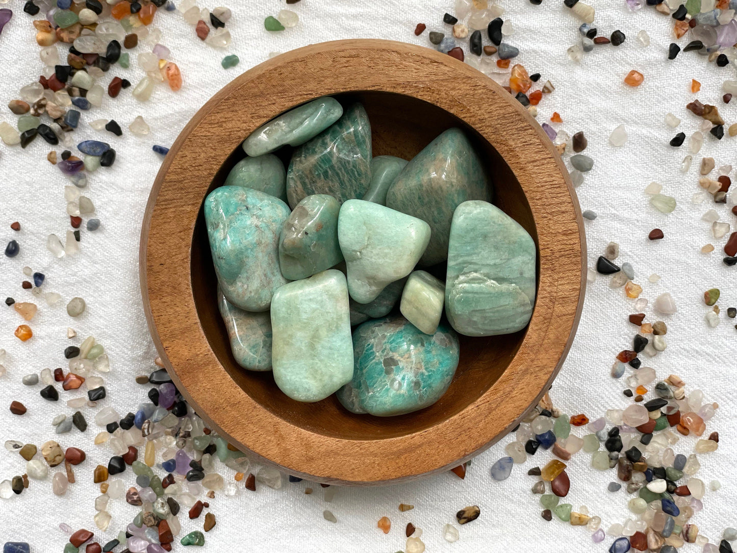 Amazonite, Tumbled or Rough | Stone of Hope, Truth & Courage