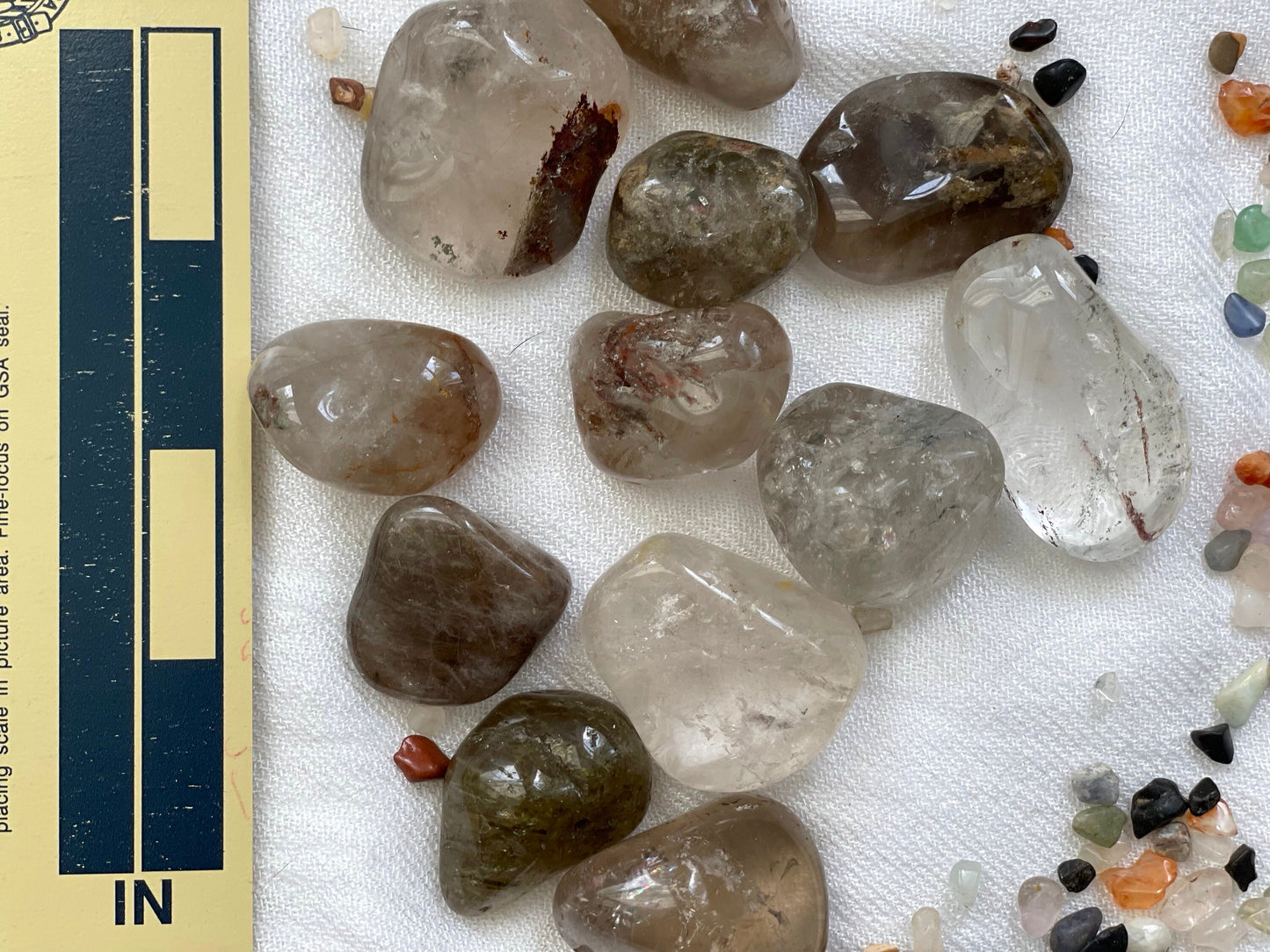 Lodolite, Shaman Quartz. Tumbled