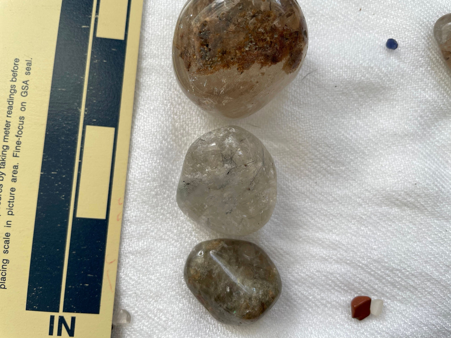 Lodolite, Shaman Quartz. Tumbled