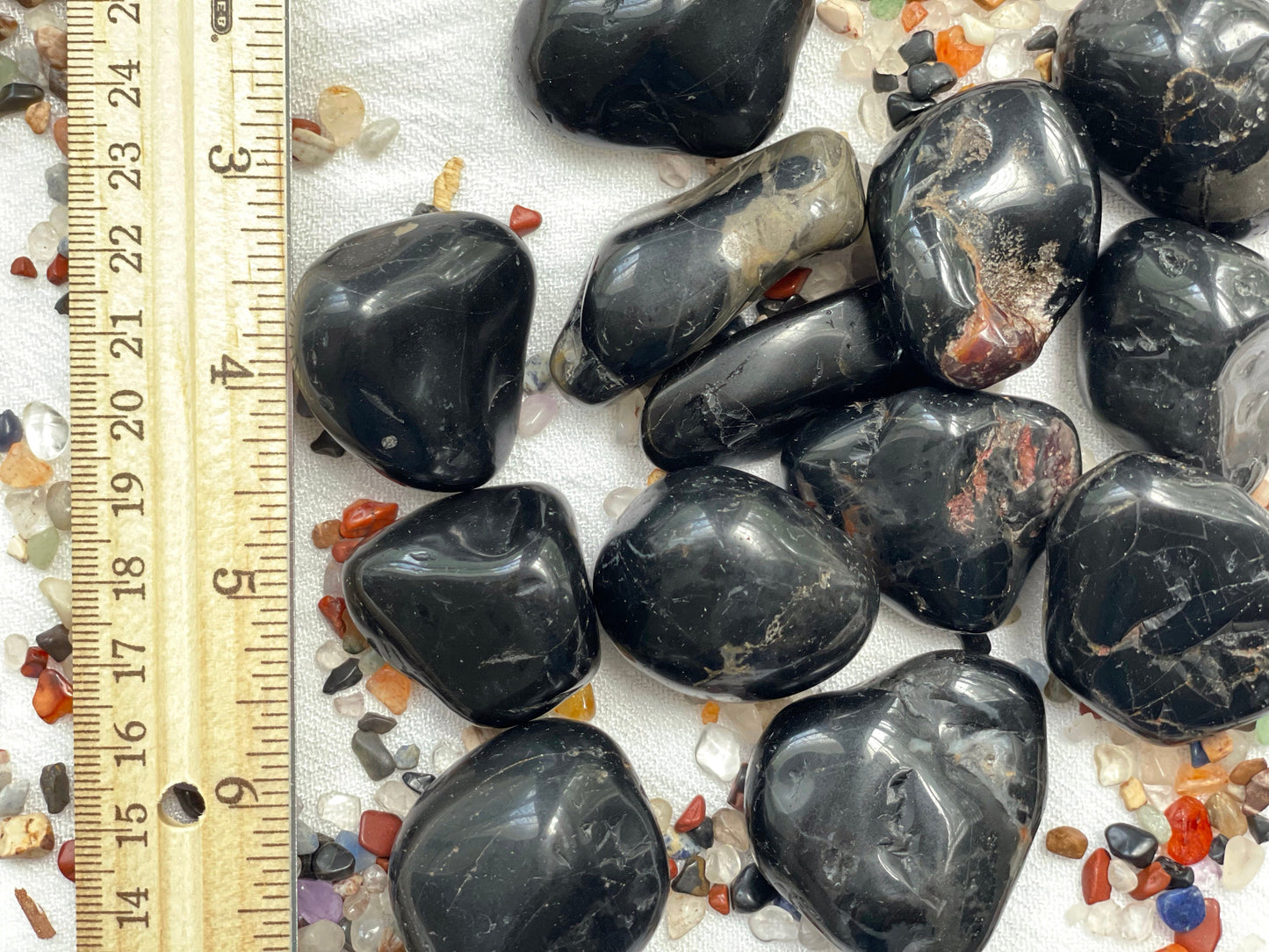 Black Onyx, Tumbled or Rough | Grounding and Protection Against Dark Magic