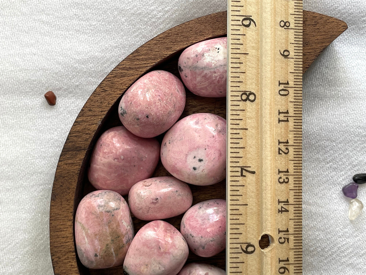 Rhodonite, Tumbled or Rough | Stone for compassion and Universal Love | End of Relationship Recovery