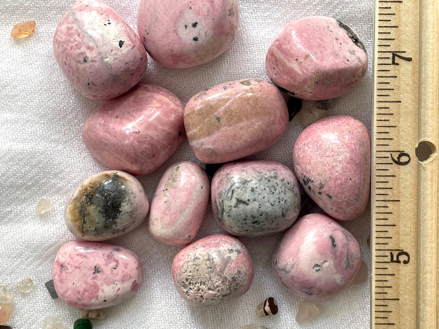 Rhodonite, Tumbled or Rough | Stone for compassion and Universal Love | End of Relationship Recovery