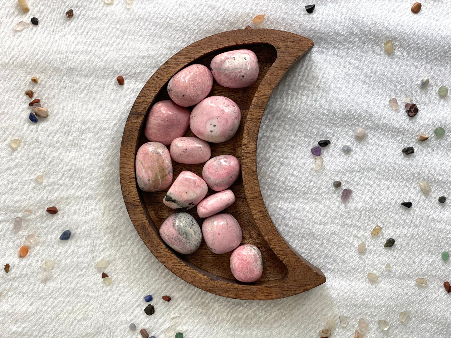 Rhodonite, Tumbled or Rough | Stone for compassion and Universal Love | End of Relationship Recovery