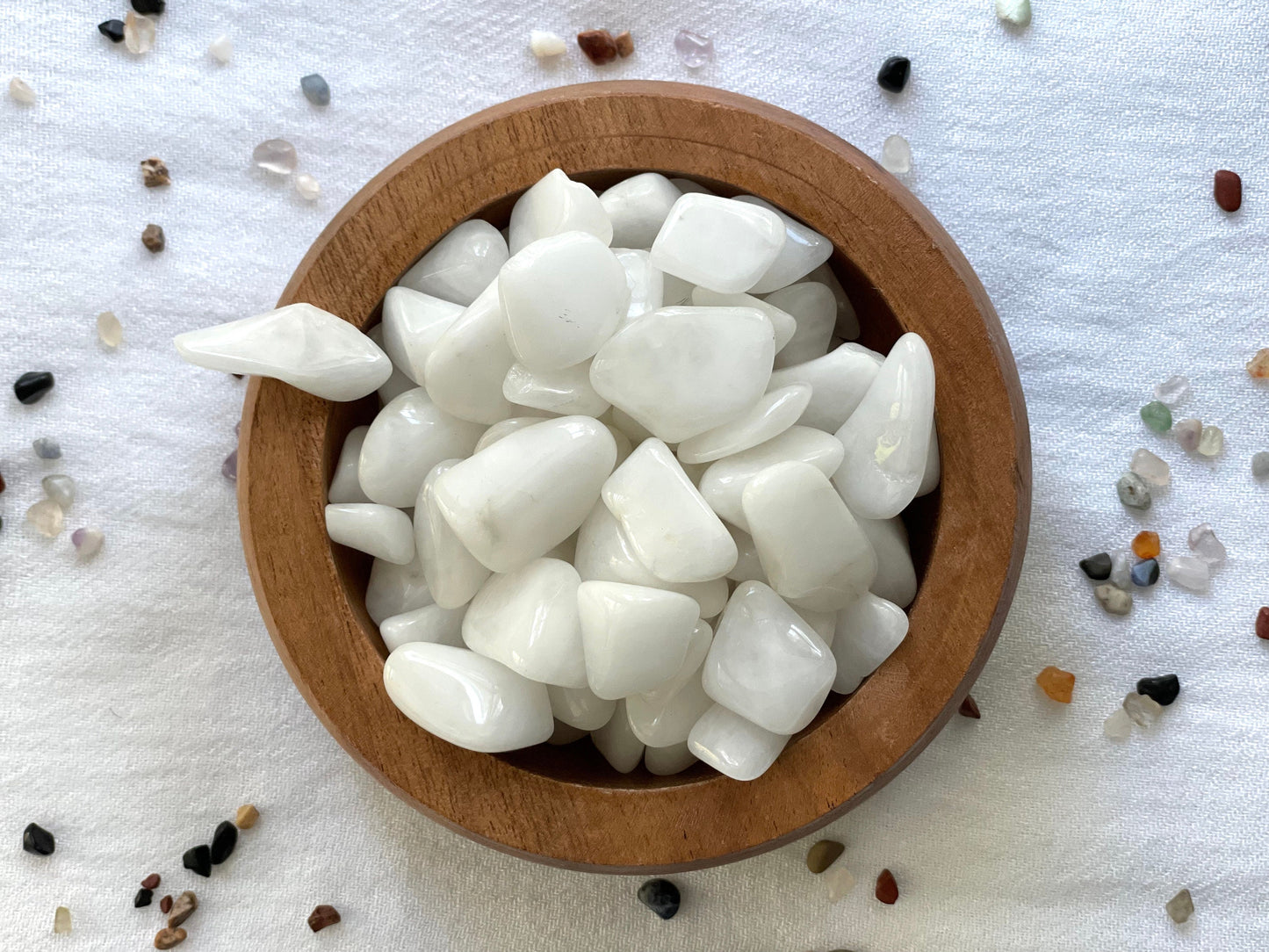 Tumbled Milky Quartz | Snow Quartz | White Quartz