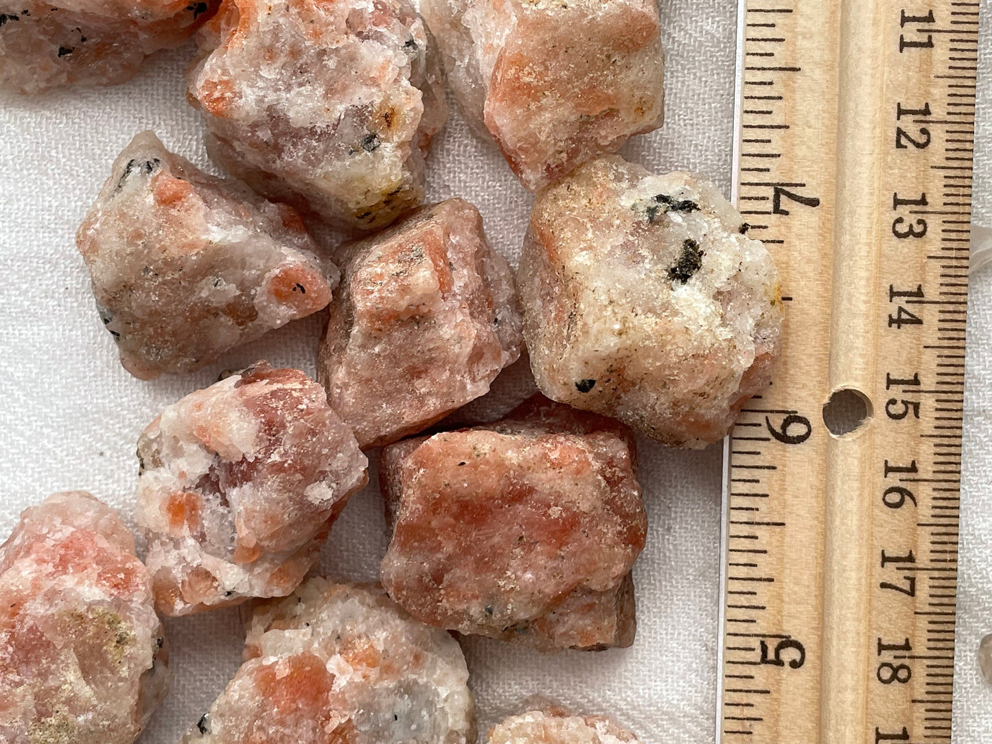 Sunstone, Tumbled or Rough Crystal | Solar Plexus Chakra Crystal | Crystal for Positive Attitude, Optimism and Inspired Action.