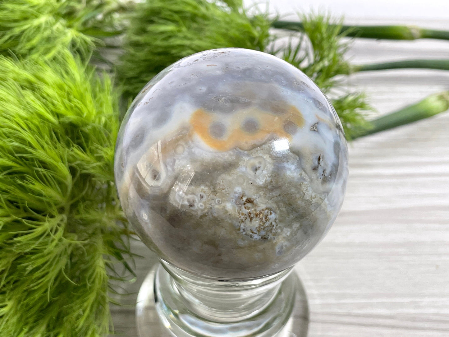 Blue Agate Sphere