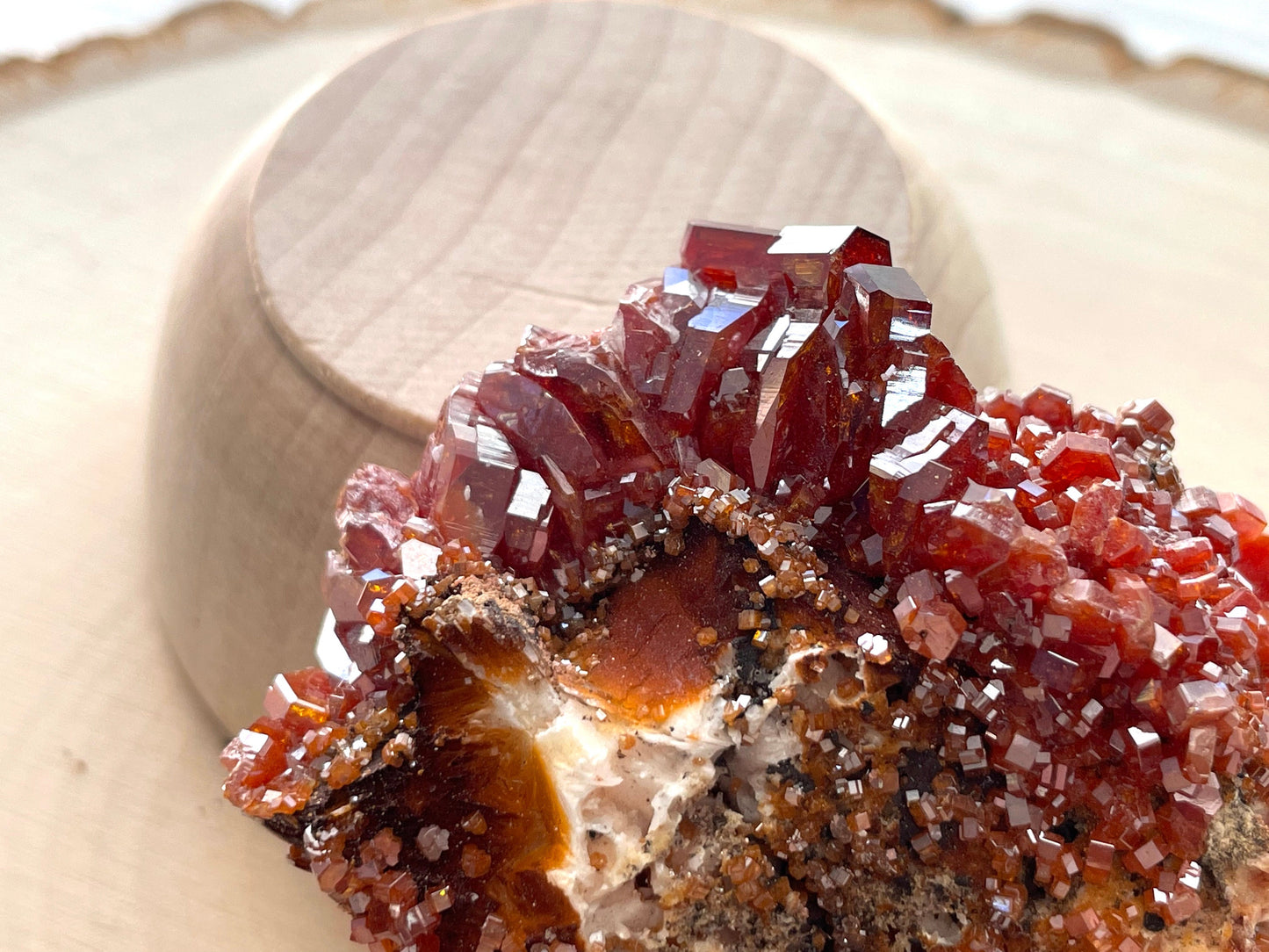 Vanadinite Crystal Cluster