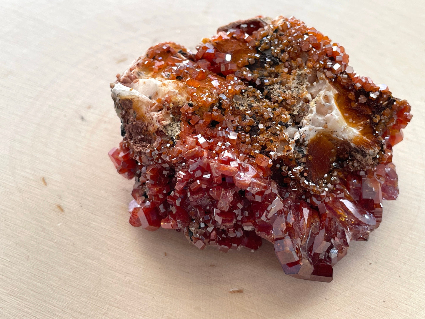 Vanadinite Crystal Cluster