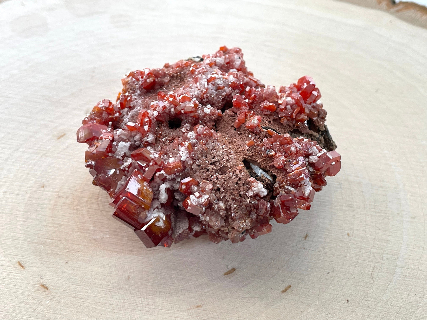 Vanadinite Crystal Cluster