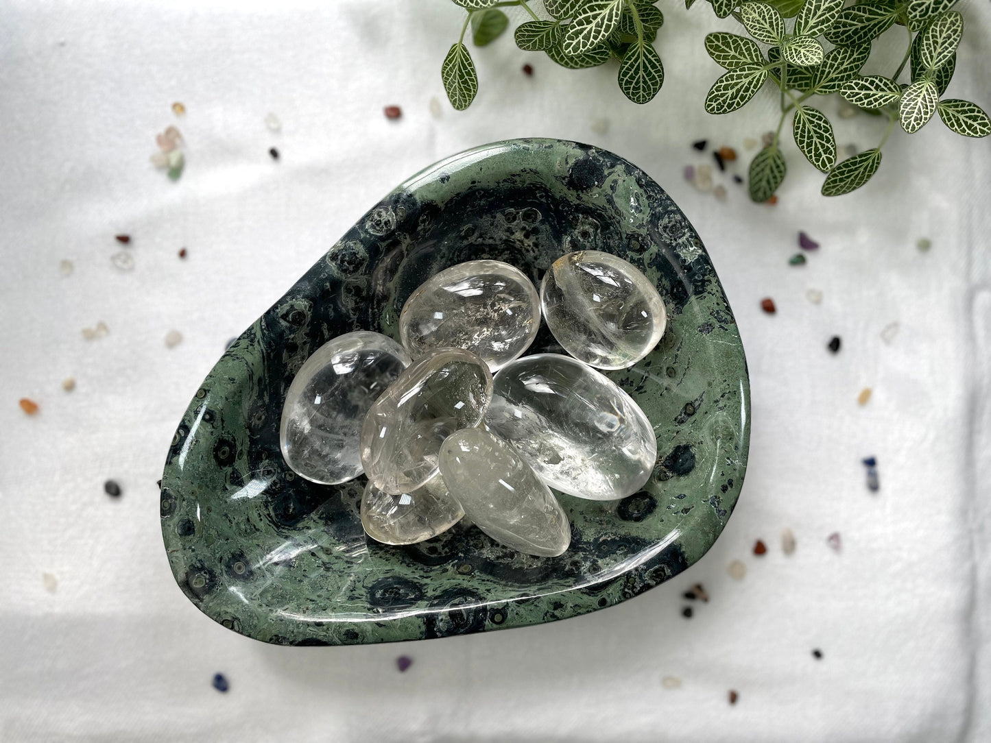 Kambaba Jasper Bowl, 1.8 Kg. Reiki Infused