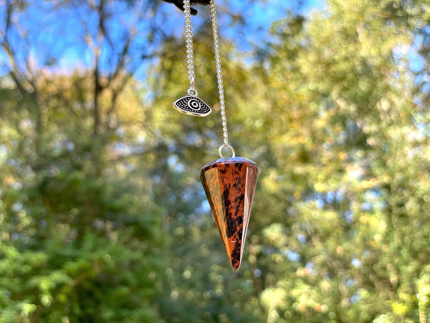 Mahogany Obsidian Pendulum