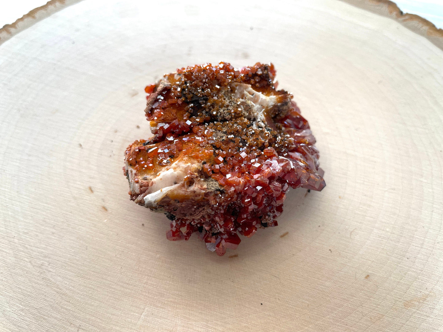 Vanadinite Crystal Cluster