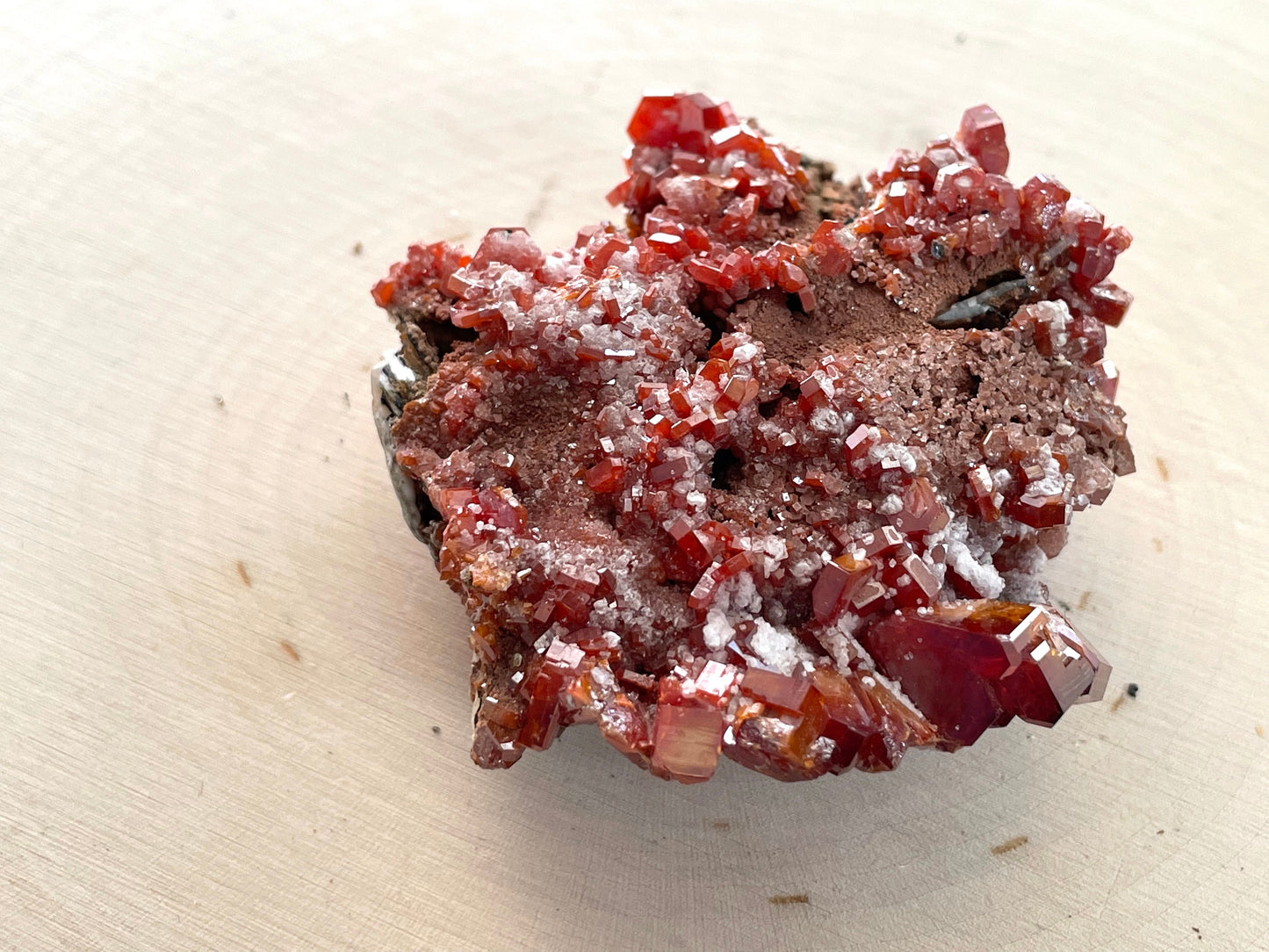 Vanadinite Crystal Cluster