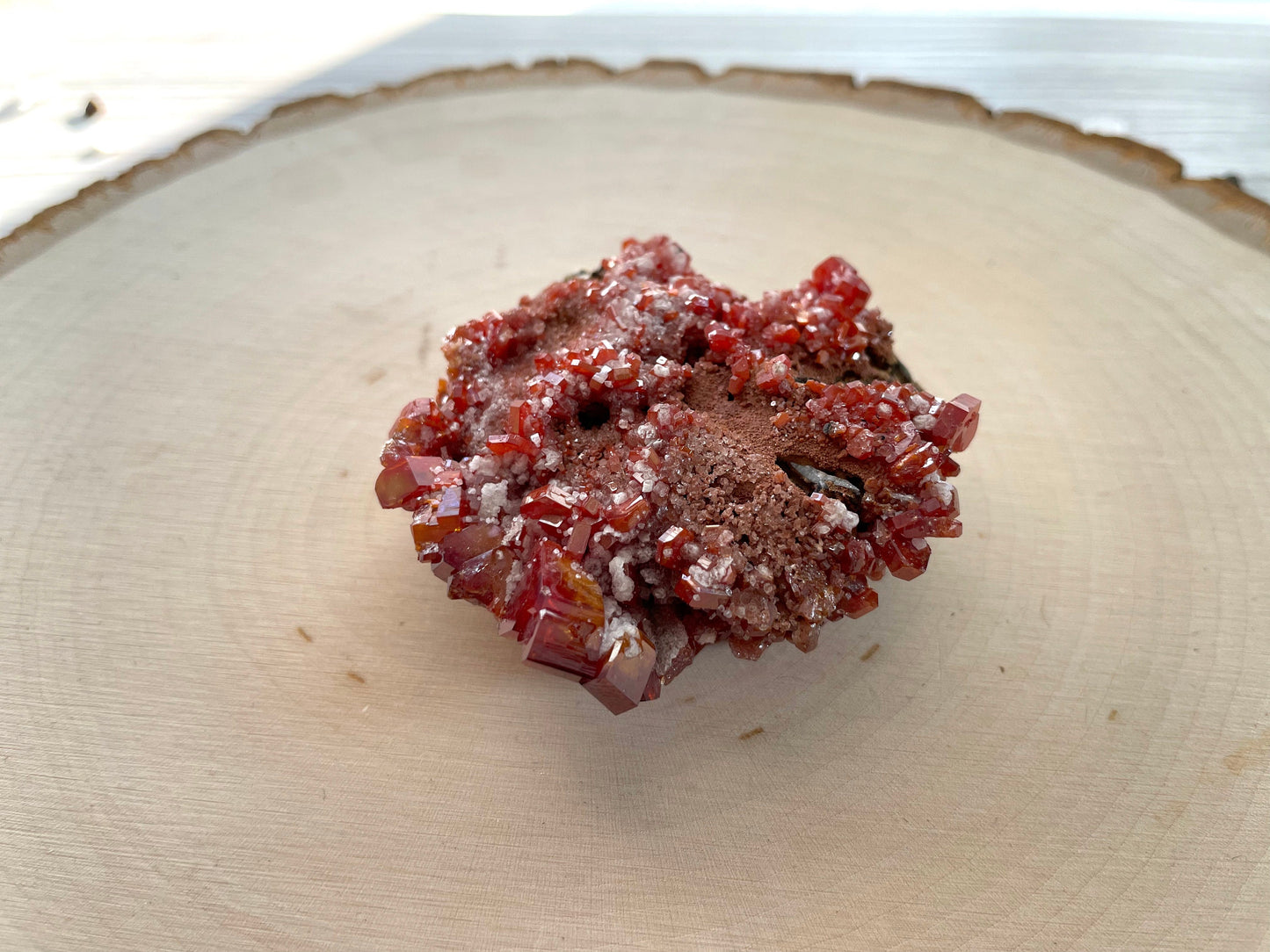 Vanadinite Crystal Cluster