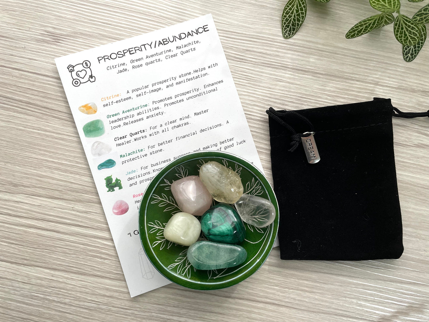 Abundance & Prosperity Crystal Set