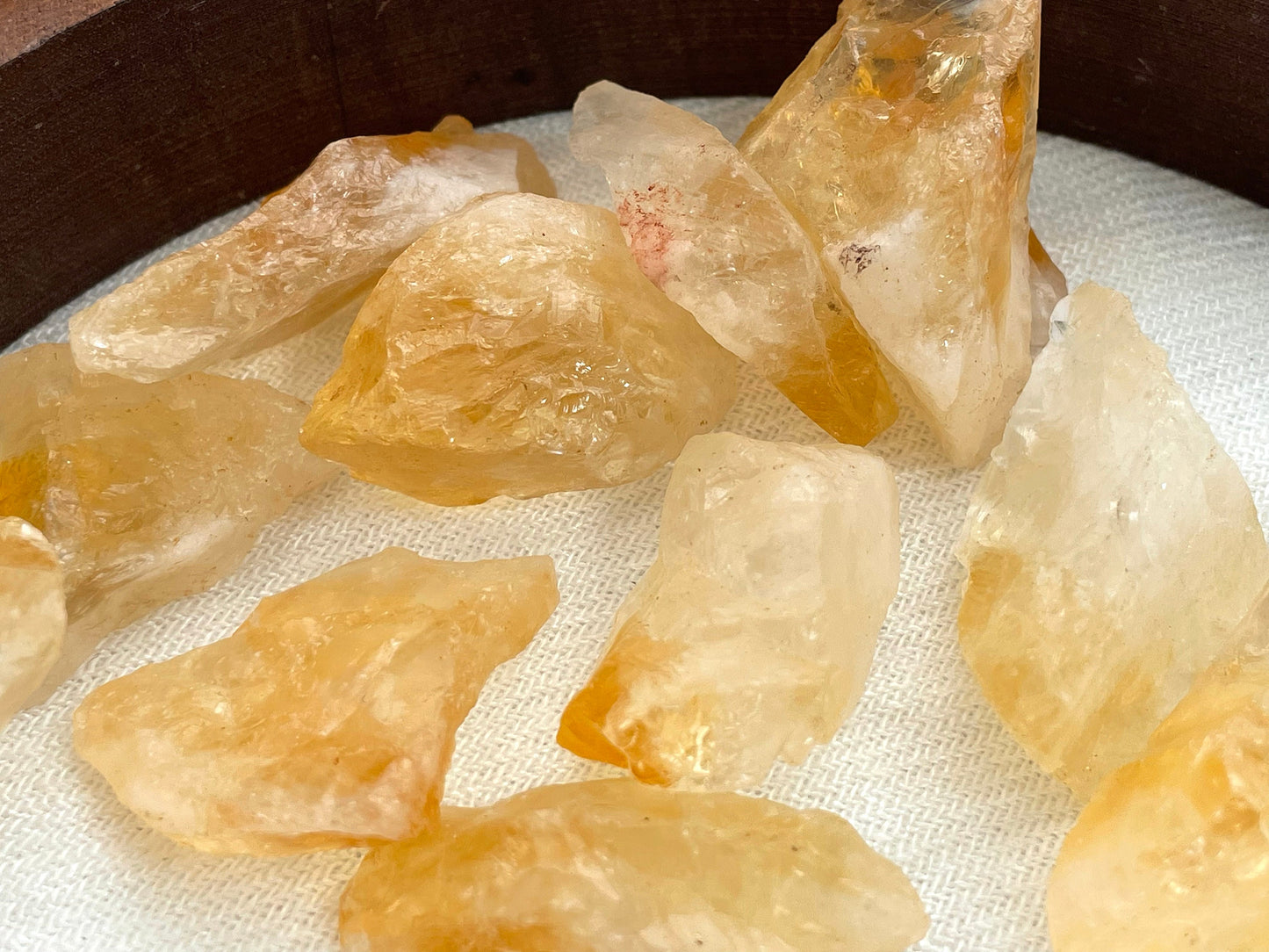 Citrine Tumbled or Rough | Crystal for Prosperity & Joy | Solar Plexus Chakra Stone