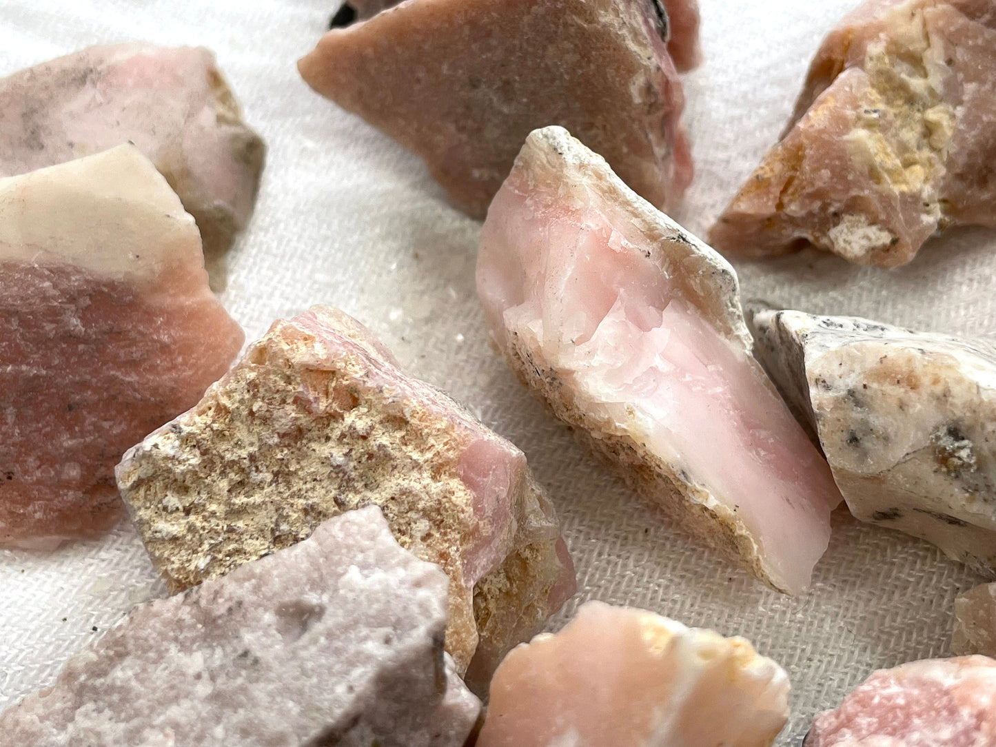 Pink Opal, Tumbled or Rough | Stone for Libra Zodiac | October Birthstone | October Birthday Gift