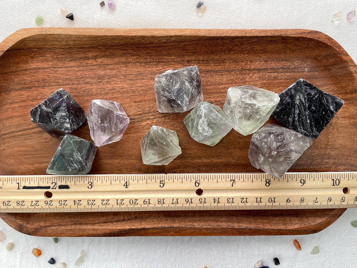 Rainbow Fluorite Octahedrons 1.25-1.5 inch