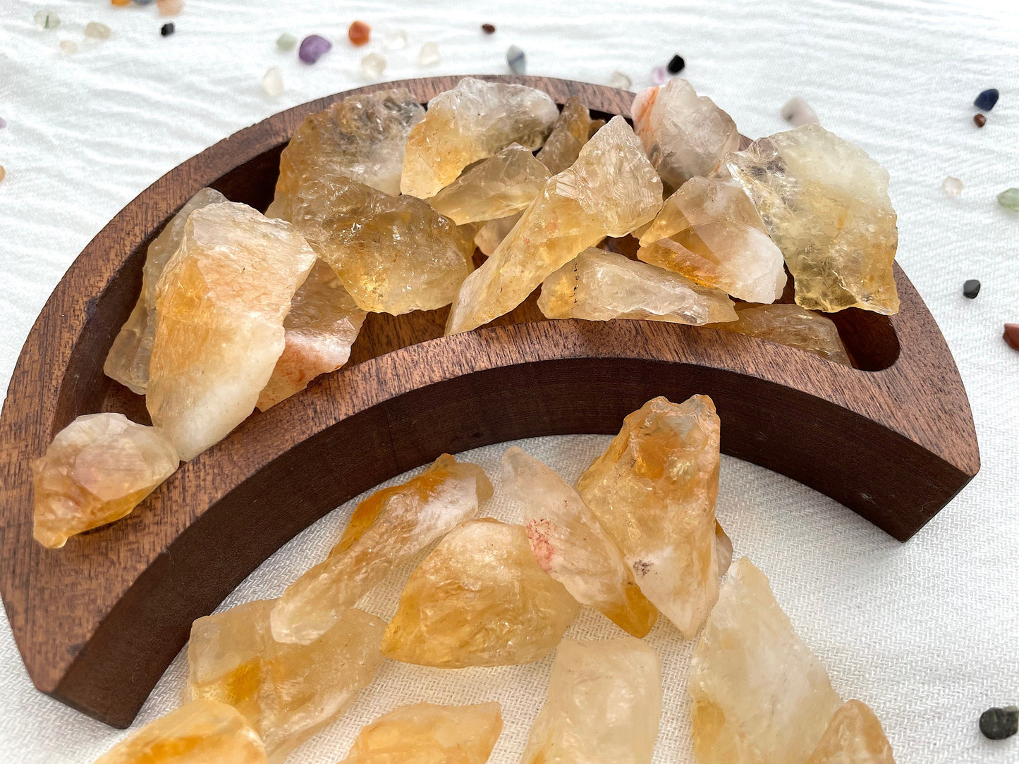 Citrine Tumbled or Rough | Crystal for Prosperity & Joy | Solar Plexus Chakra Stone