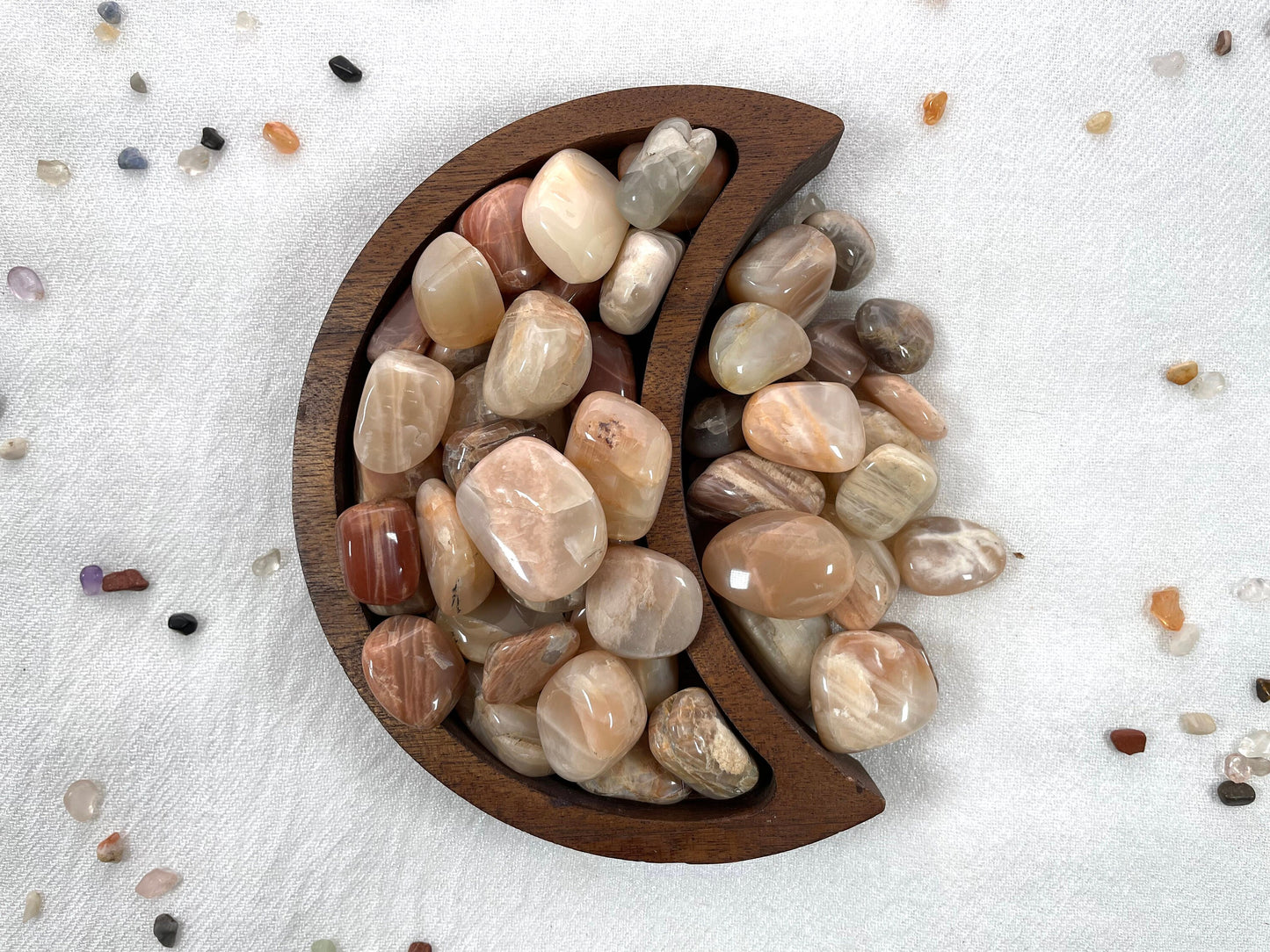 Microcline, Peach Moonstone, Tumbled or Rough |Stone for Self-love and Empathy