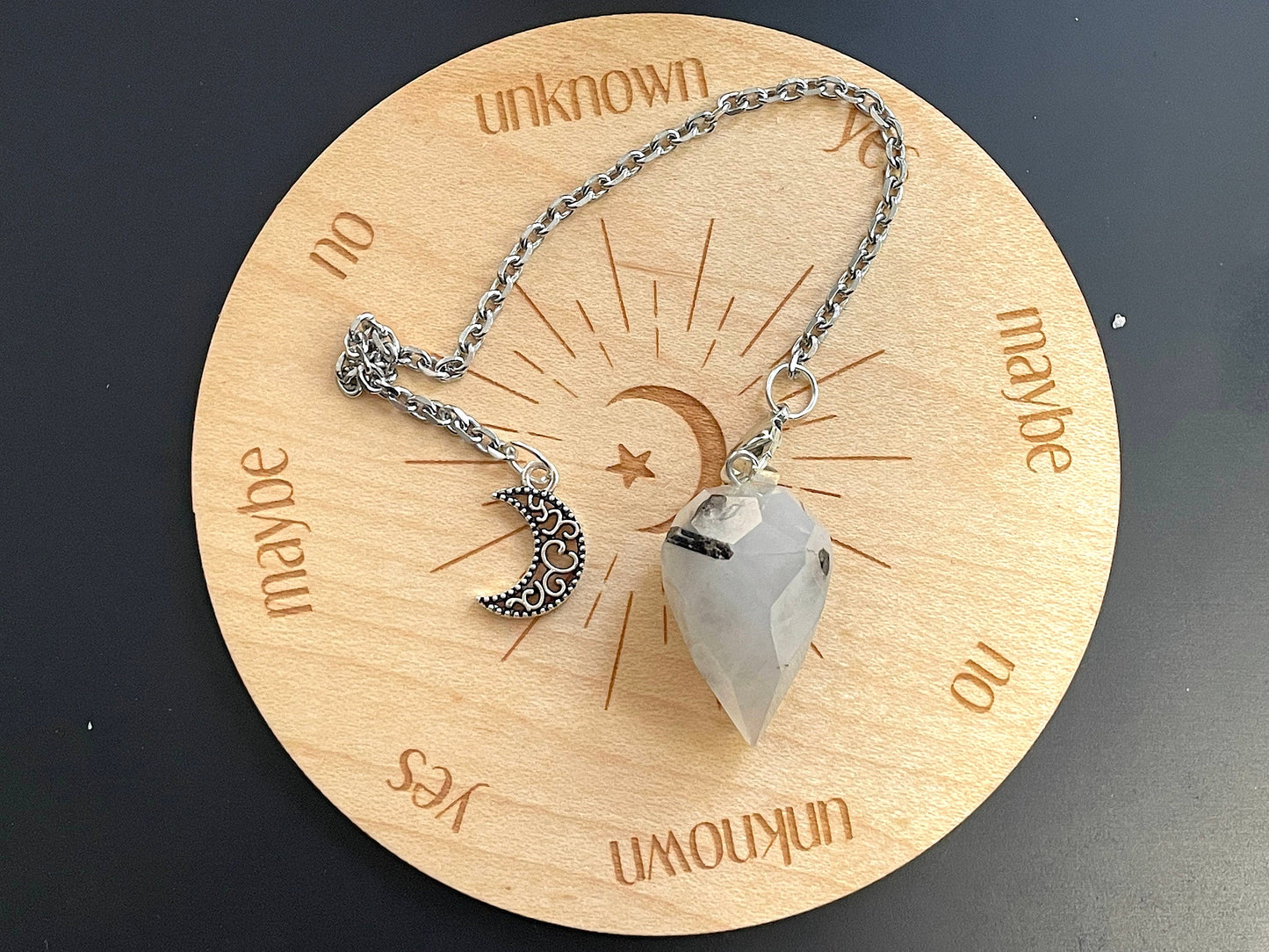 Tourmalated Quartz Pendulum