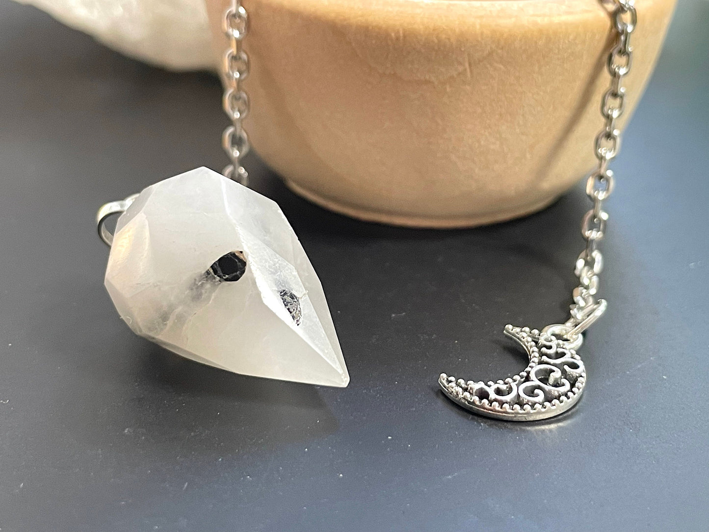 Tourmalated Quartz Pendulum