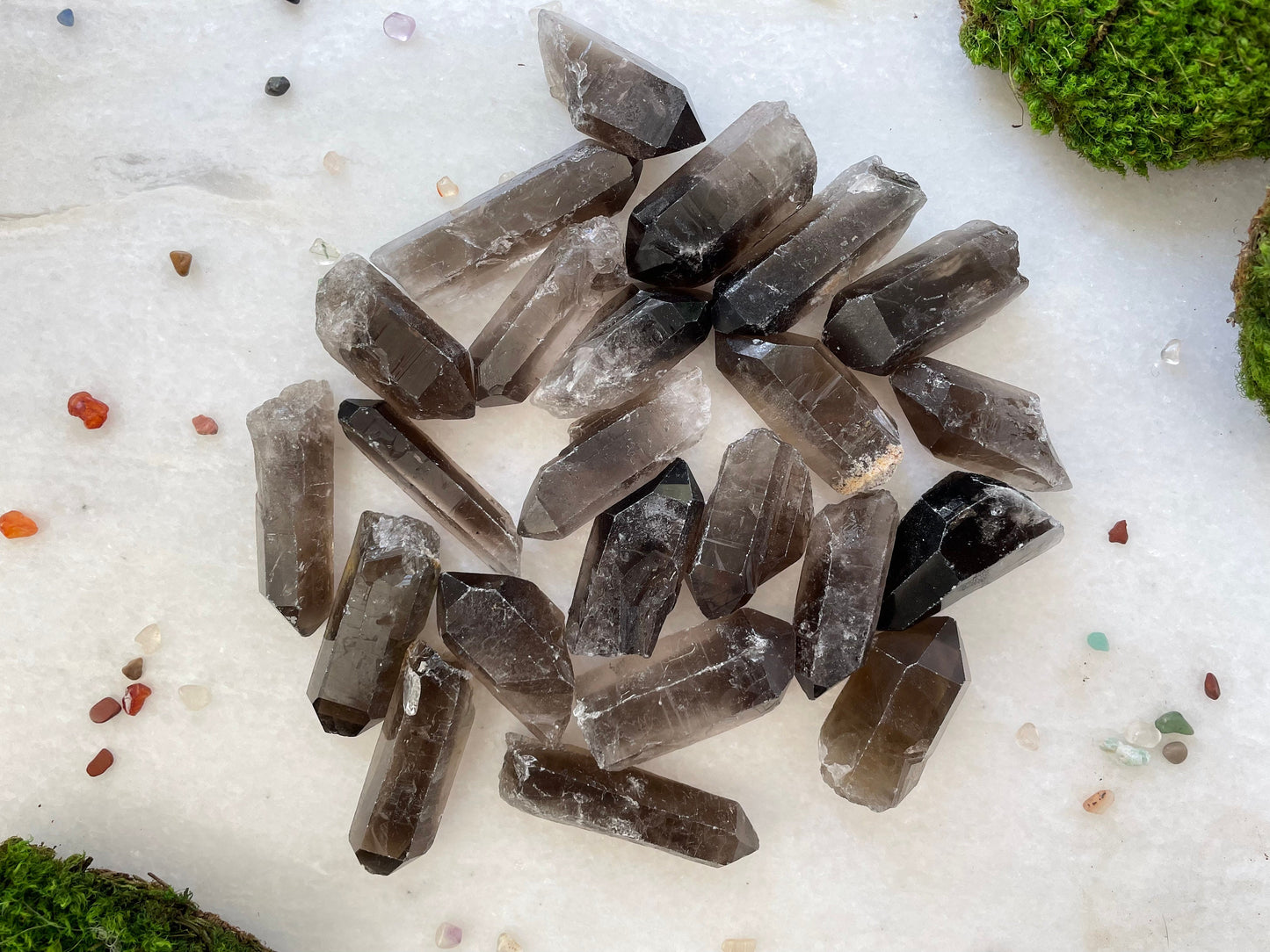 Smoky Quartz Cristal point, Raw