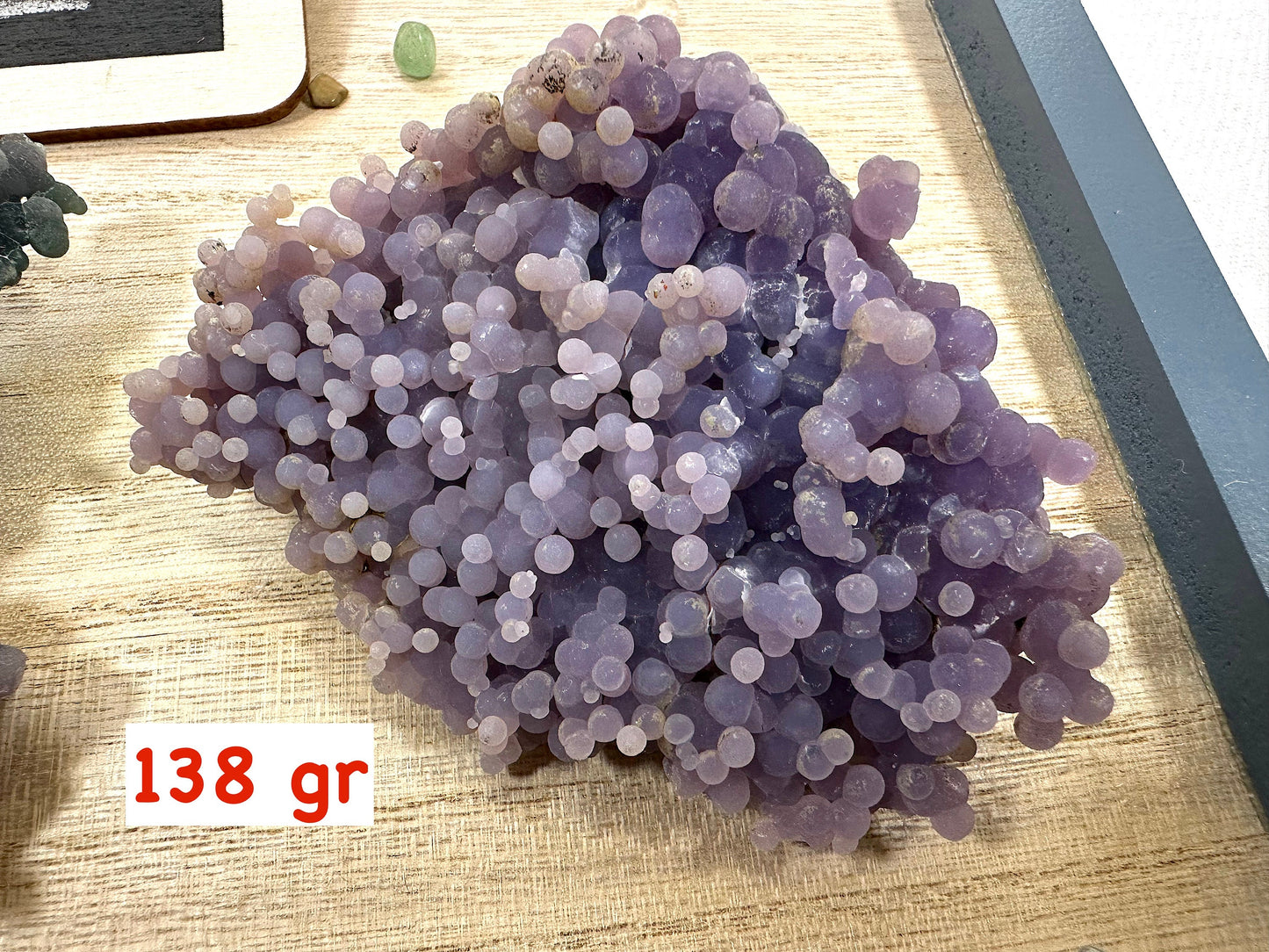 Grape Agate clusters. Infused in Reiki