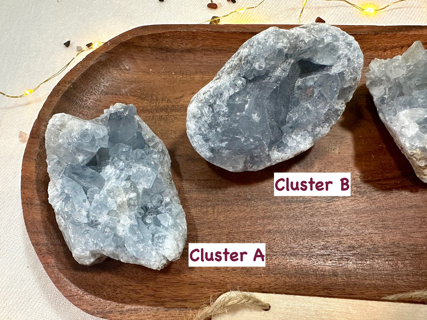 Celestite Cluster, geode