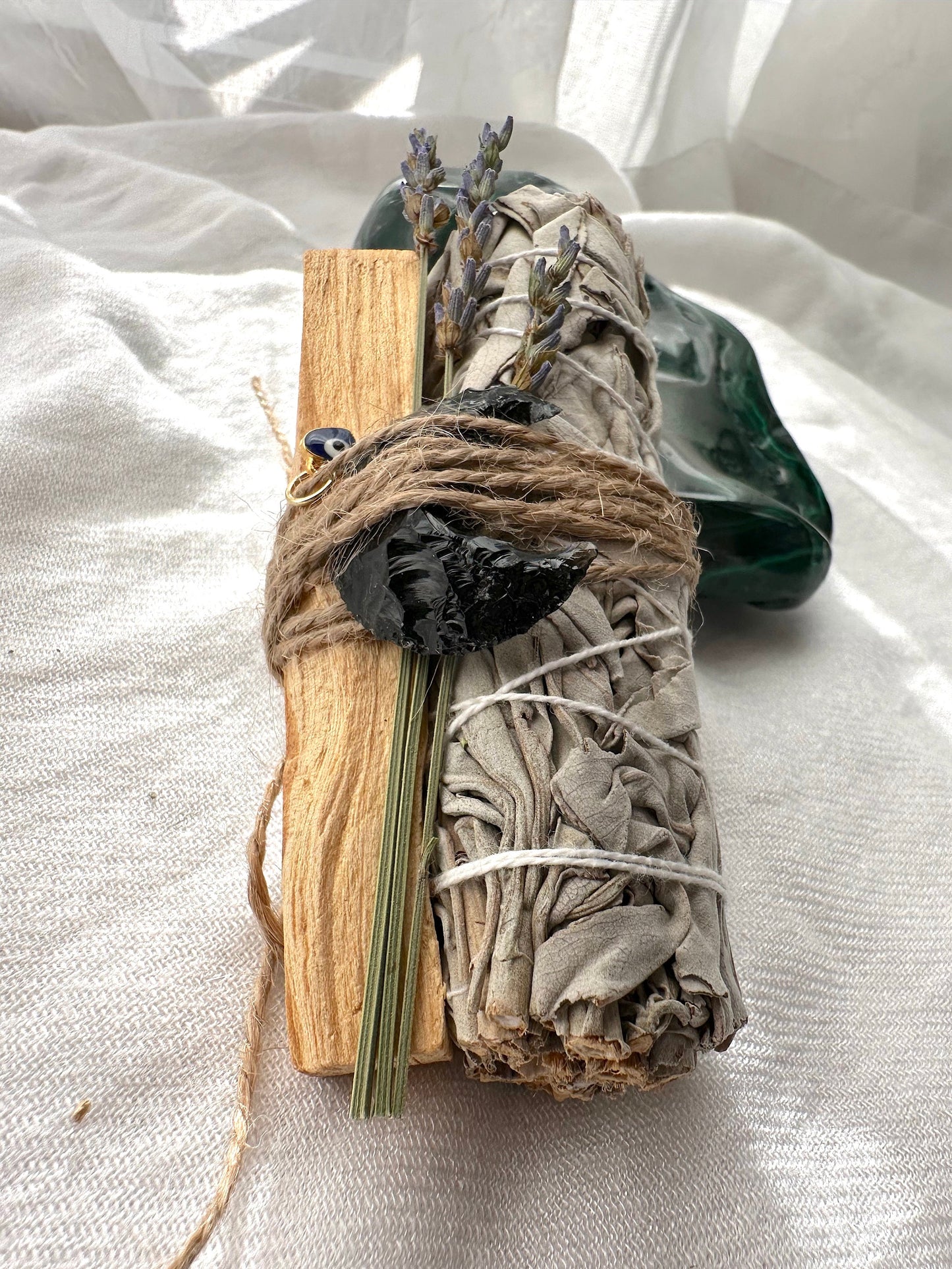 Moon Rituals. Black Obsidian Moon Smudge