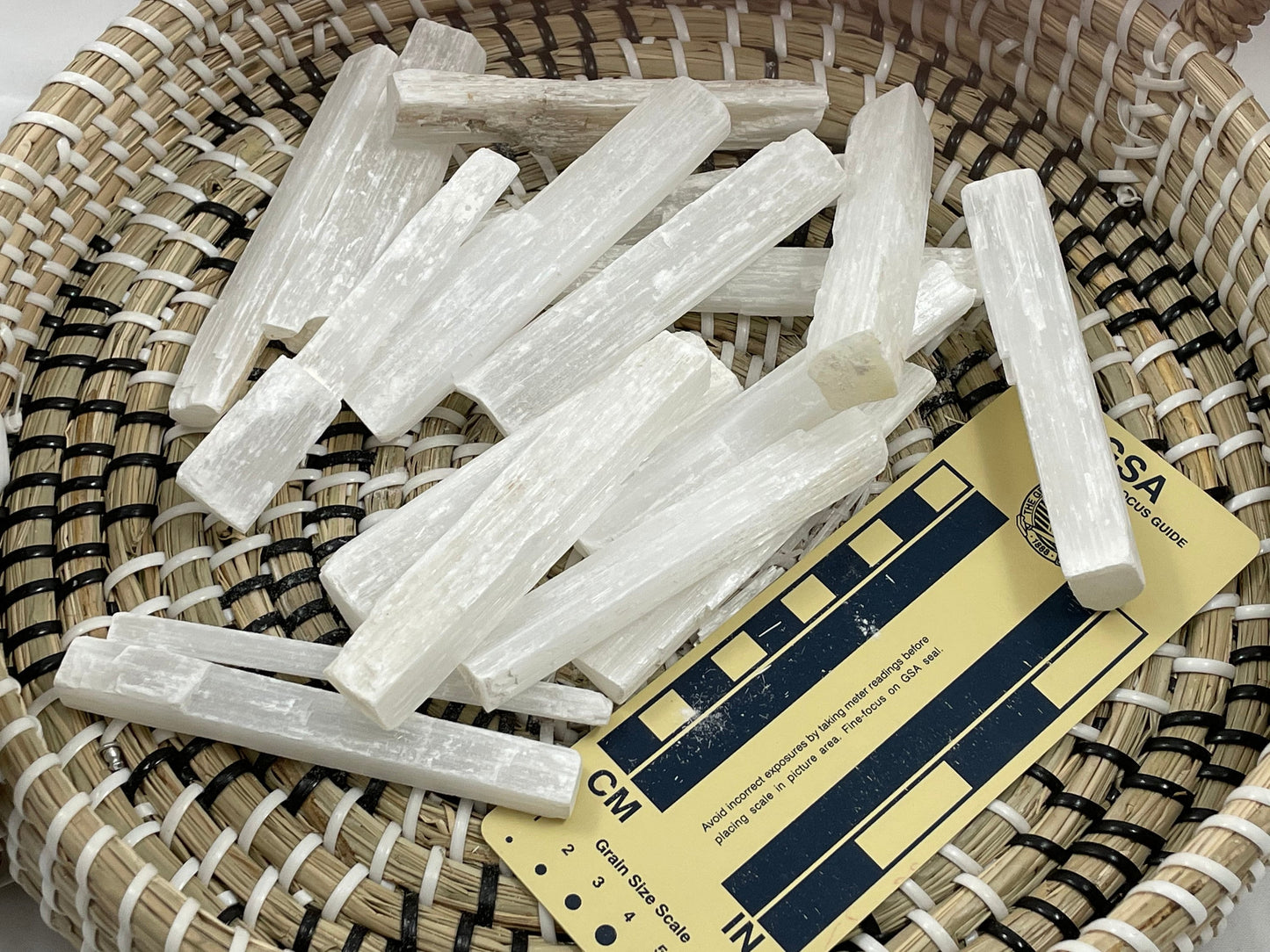 Rough Skinny Selenite Sticks 4"