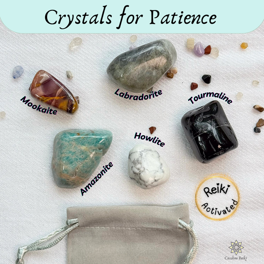 Crystal Set for Patience | Crystals for Shadow work | Gift for Parents or Teachers